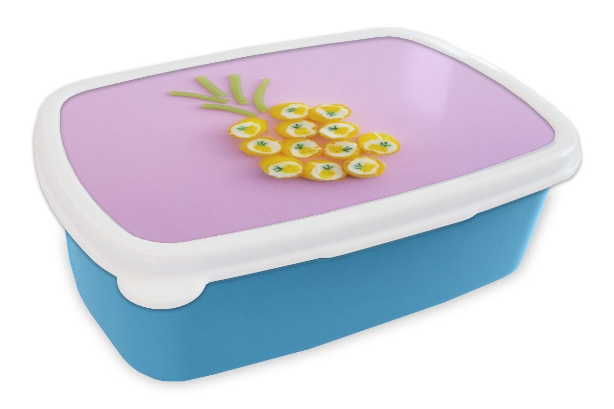 MuchoWow Lunchbox Süße in Form einer Ananas, Kunststoff, (2-tlg