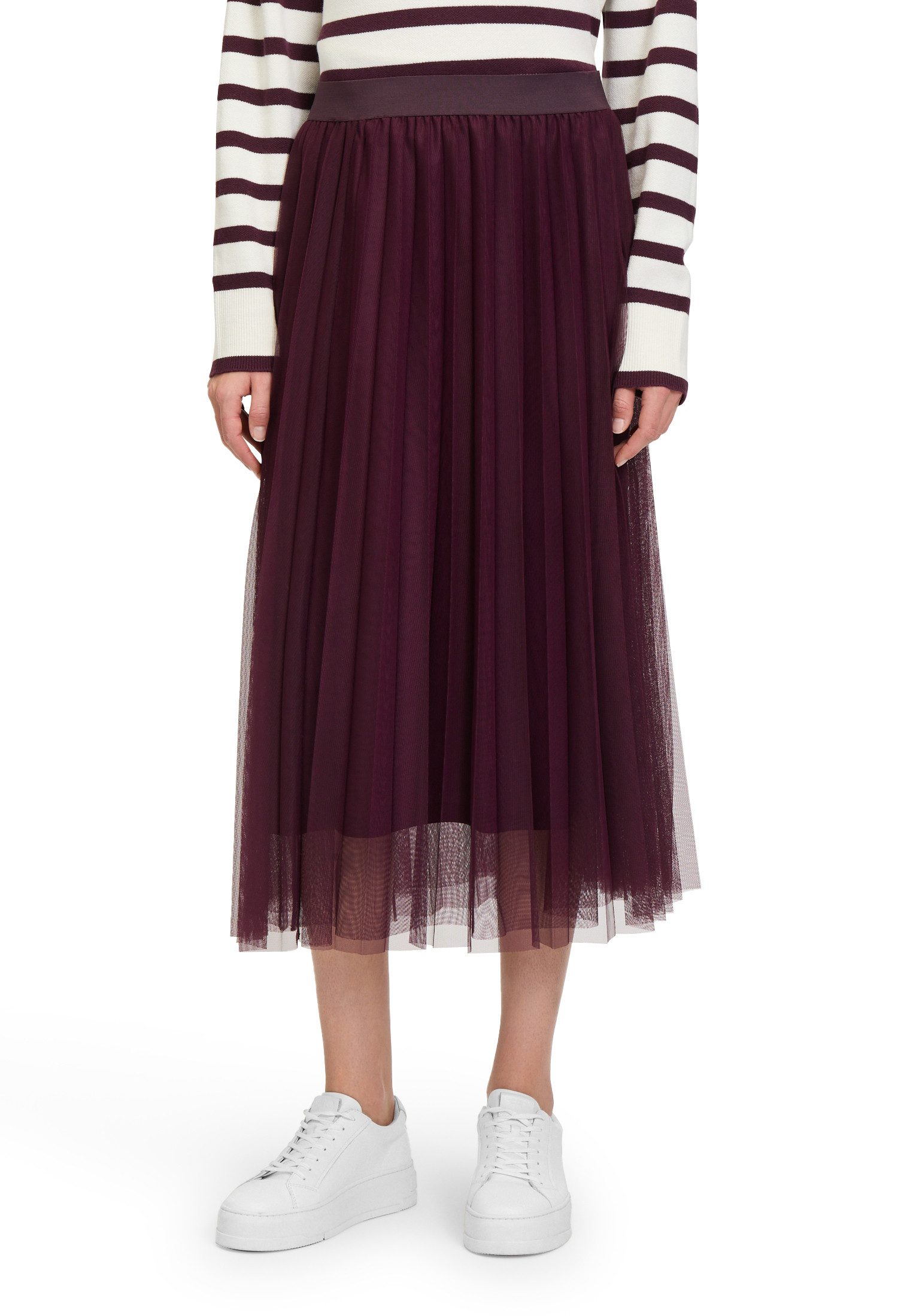 Betty&Co Midirock Damen Midirock mit Plissee Plissee günstig online kaufen