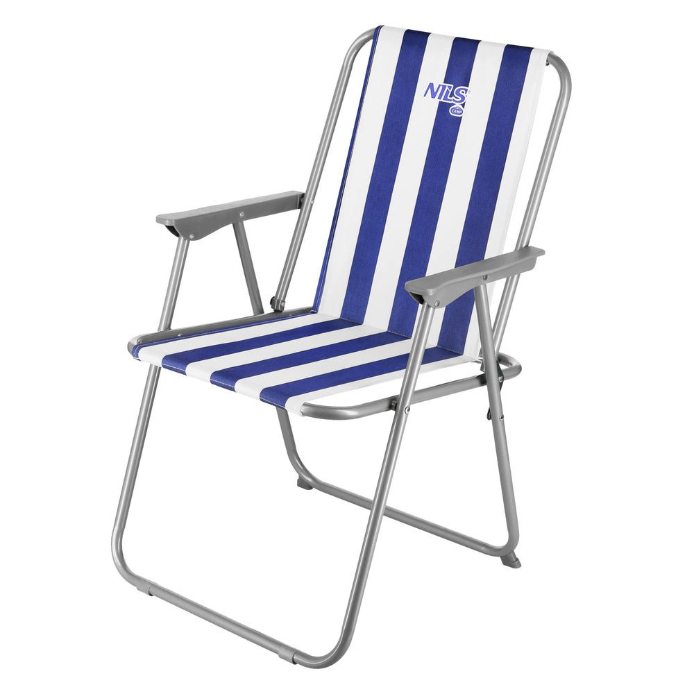 NILS CAMP Angelstuhl Campingstuhl Strandstuhl (Spar-Set, 1 St), klappbar, Tragkraft 110 kg, Armlehnen