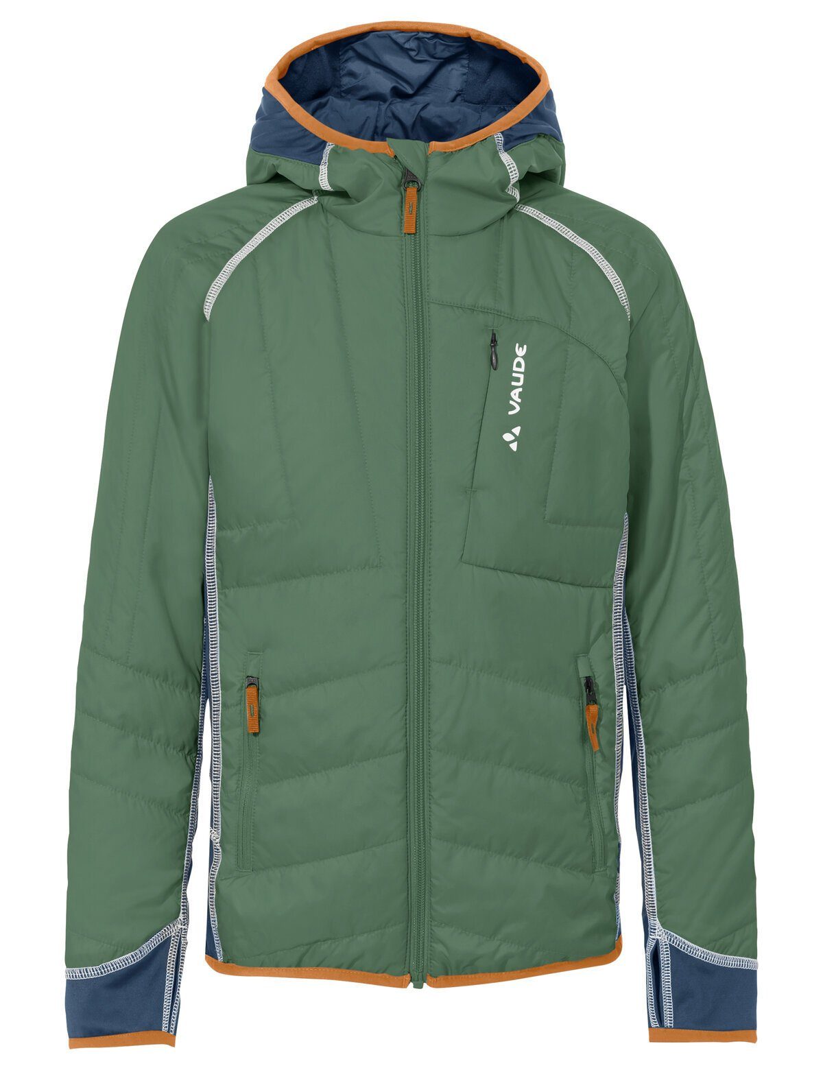 VAUDE Outdoorjacke Kids Capacida Hybrid Jacket (1-St) Klimaneutral kompensiert woodland