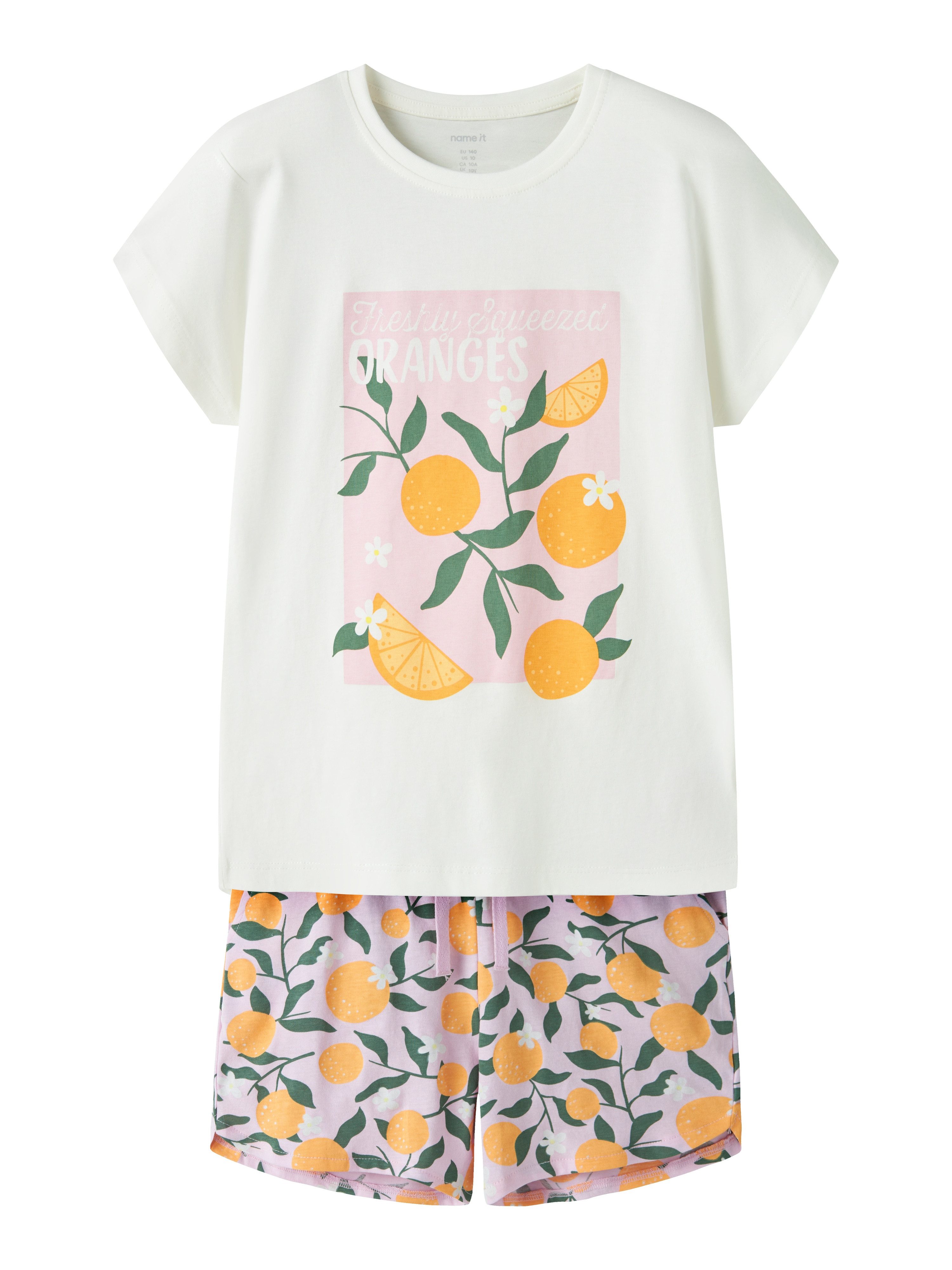 Name It Shorty NKFVIGEA CAPSL TOP SET (Set, 2 tlg) bestehend aus Shirt und Shorts