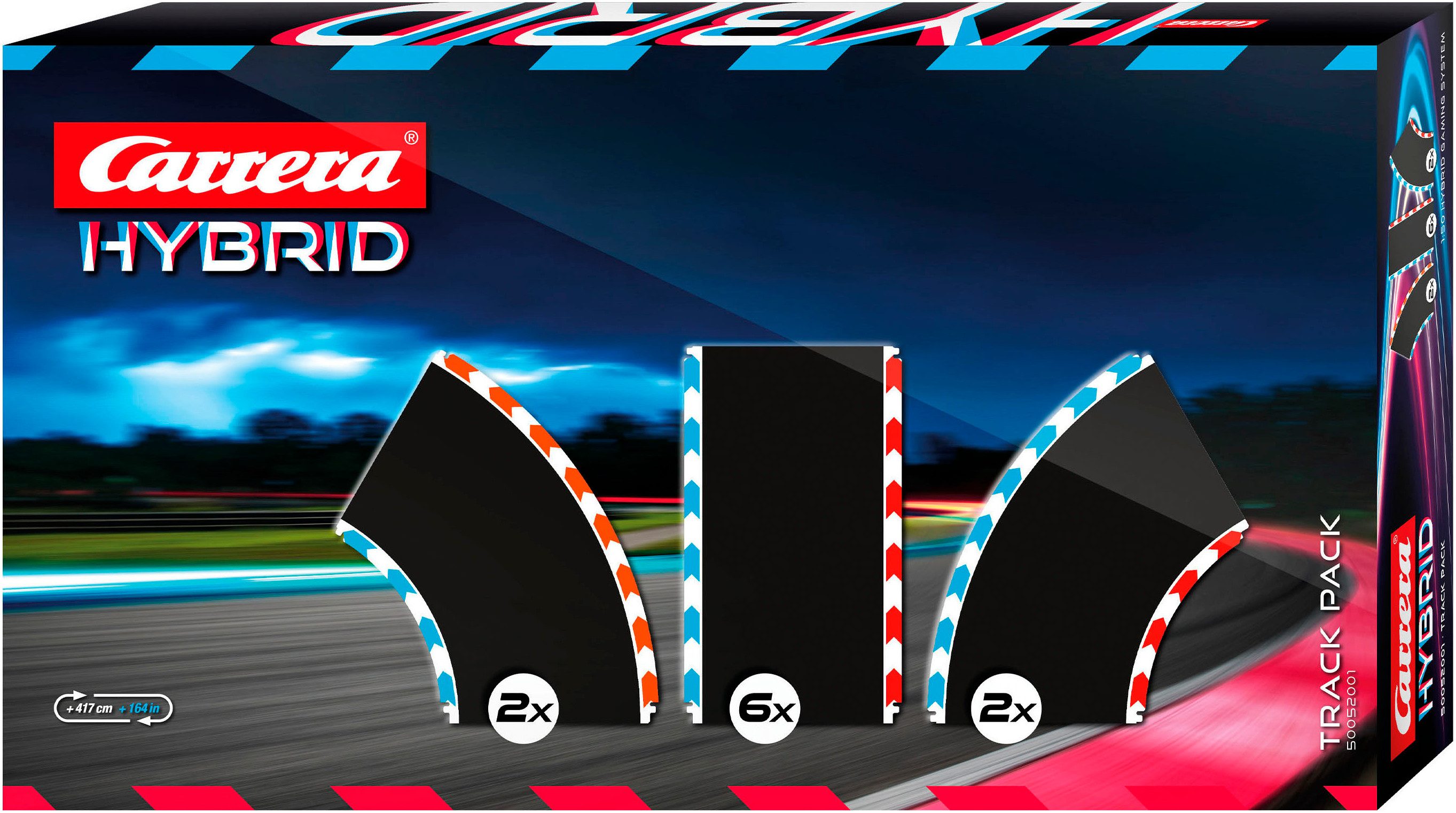 Carrera® Anschlussschiene Carrera Hybrid Track Pack 1, 10-teilige Rennstrecken-Erweiterung