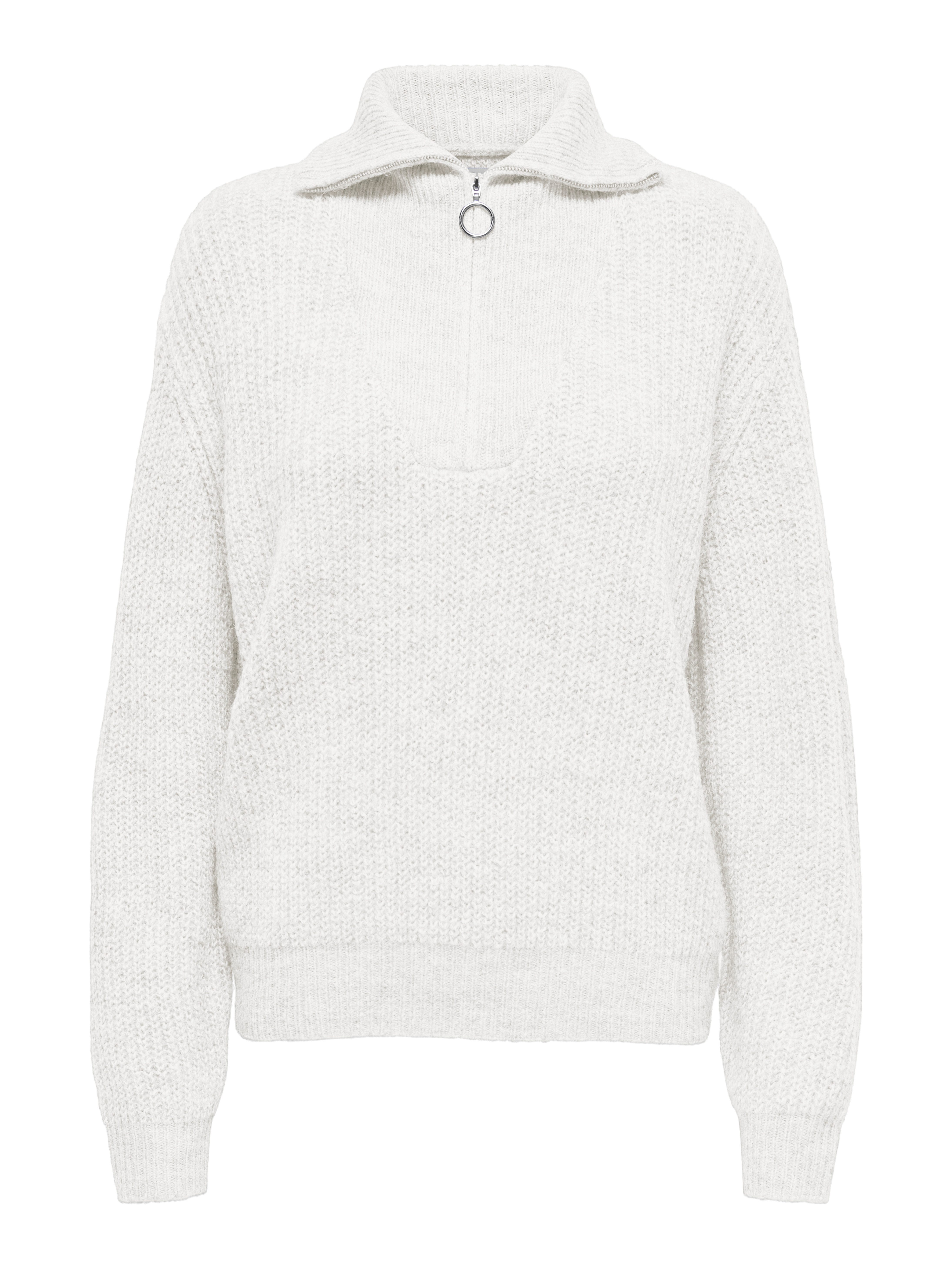 ONLY Strickpullover ONLBAKER L/S ZIP PULLOVER KNT NOOS günstig online kaufen