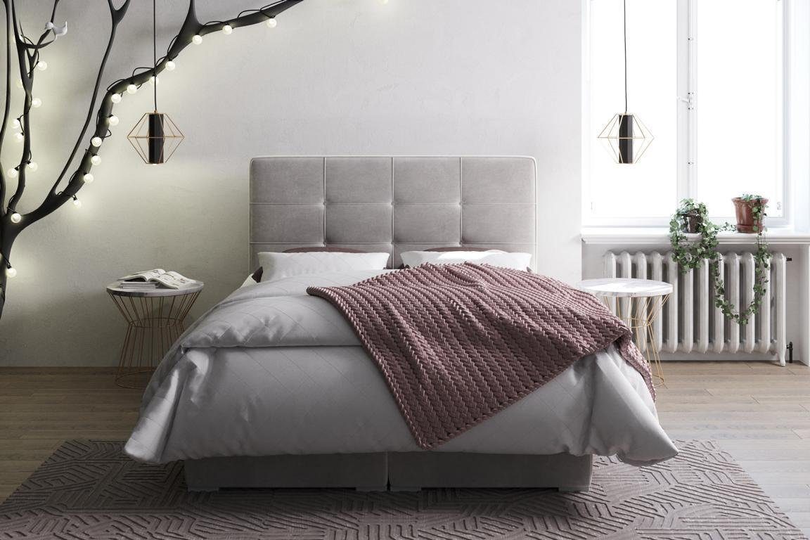 Boxspringbett, Textil Luxus Polstermöbel Europa Bett Natur Schlafzimmer JVmoebel Möbel Made Boxspringbett in Stil