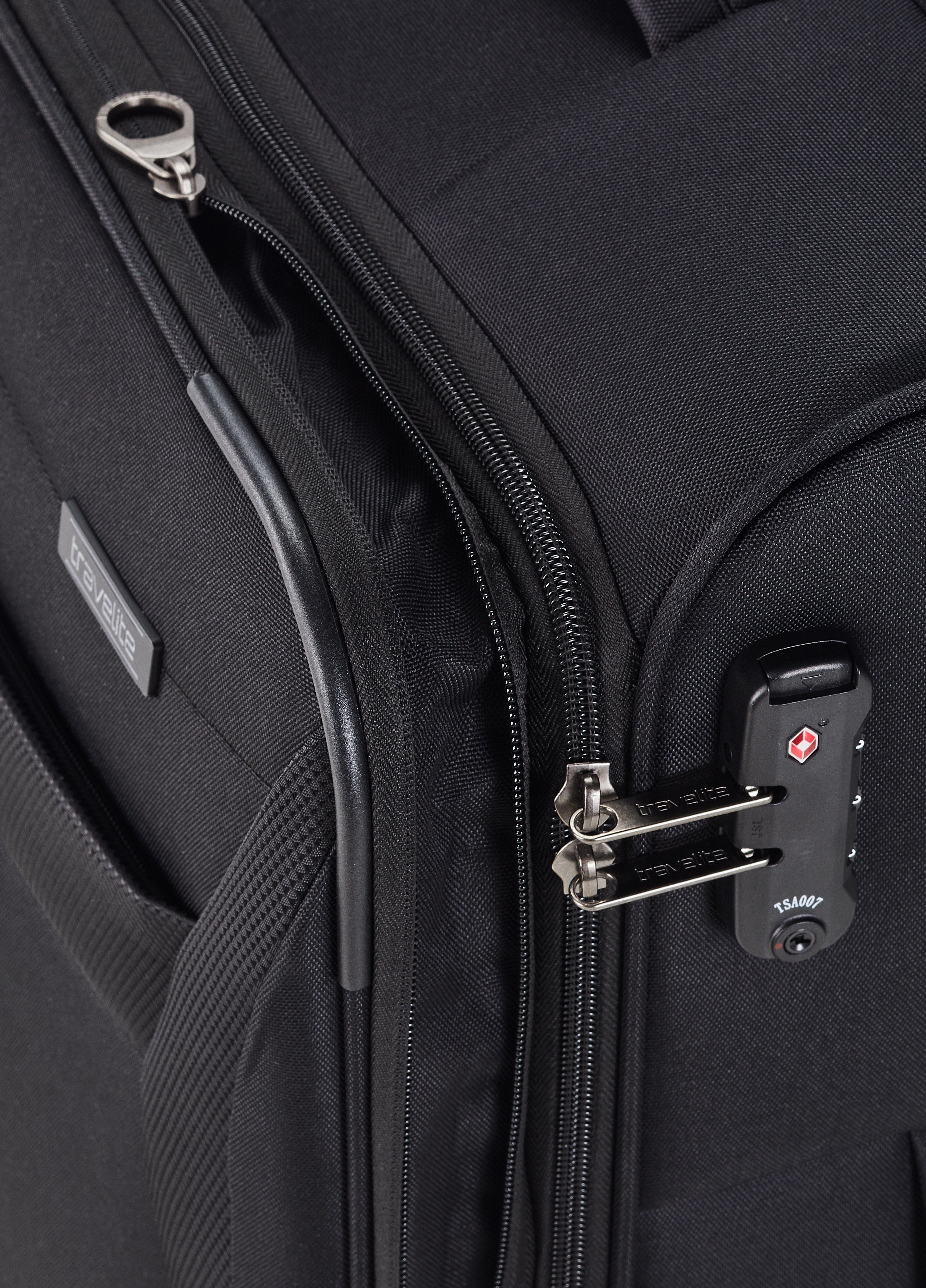 travelite Weichgepäck-Trolley CHIOS Reisekoffer, 4 Rollen, TSA-Schloss – flexibles Reisegepäck – Bild 5 von 5