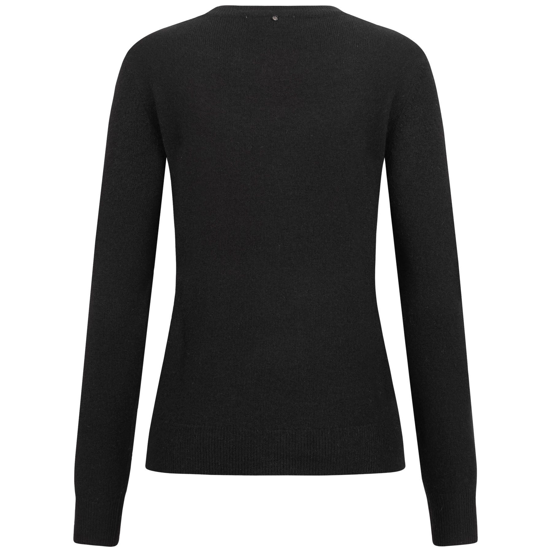 rosemunde Strickpullover ROSEMUNDE Pullover LAICA mit Kaschmir - Black
