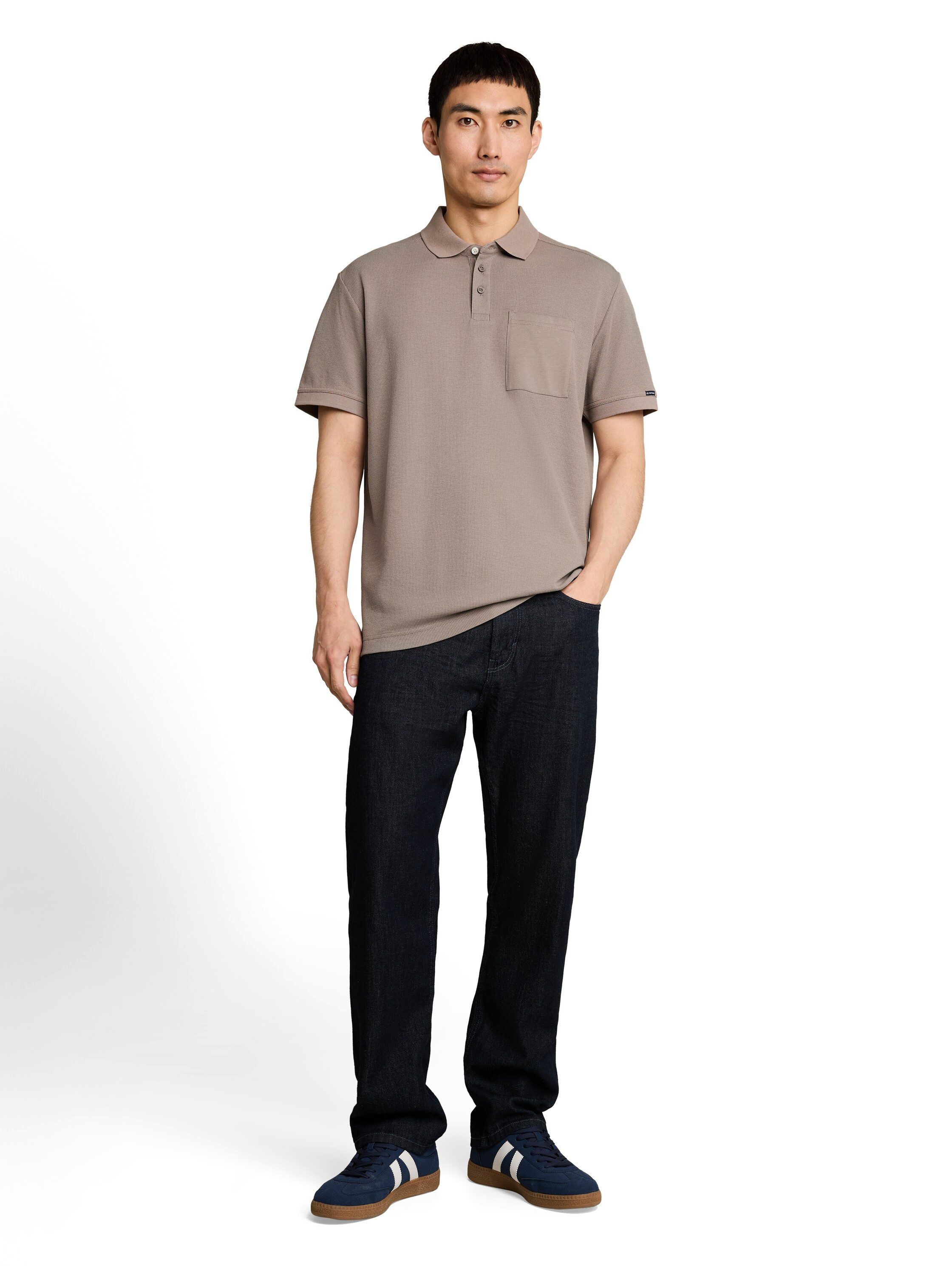 TOM TAILOR Poloshirt Sommer-Poloshirt mit Knopfleiste – Bild 4 von 5
