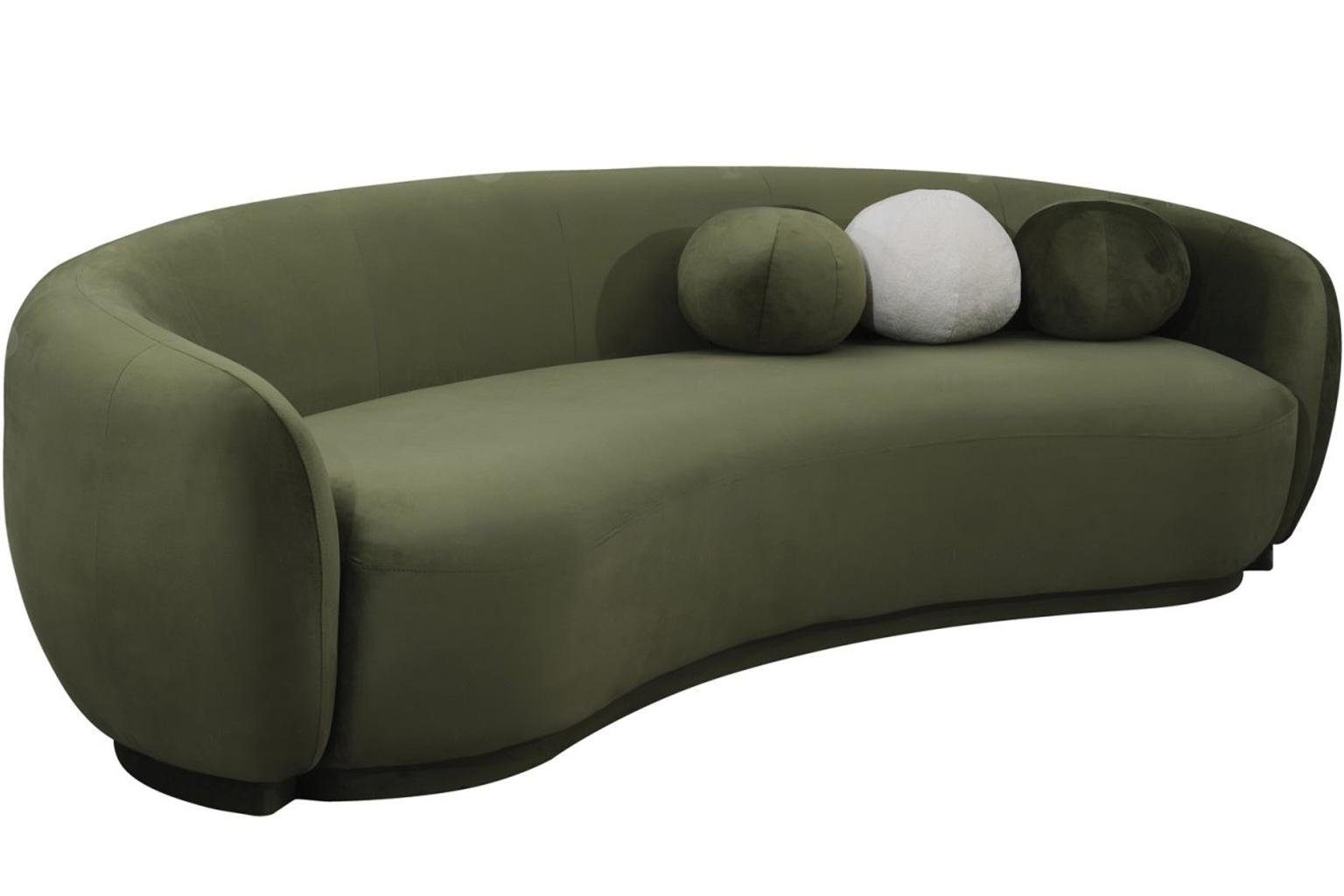 Sitzer Europa Modern, 1 Couch in JVmoebel Polstersofa Grün Made Luxus Teile, Dreisitzer 3-Sitzer 3 Sofa