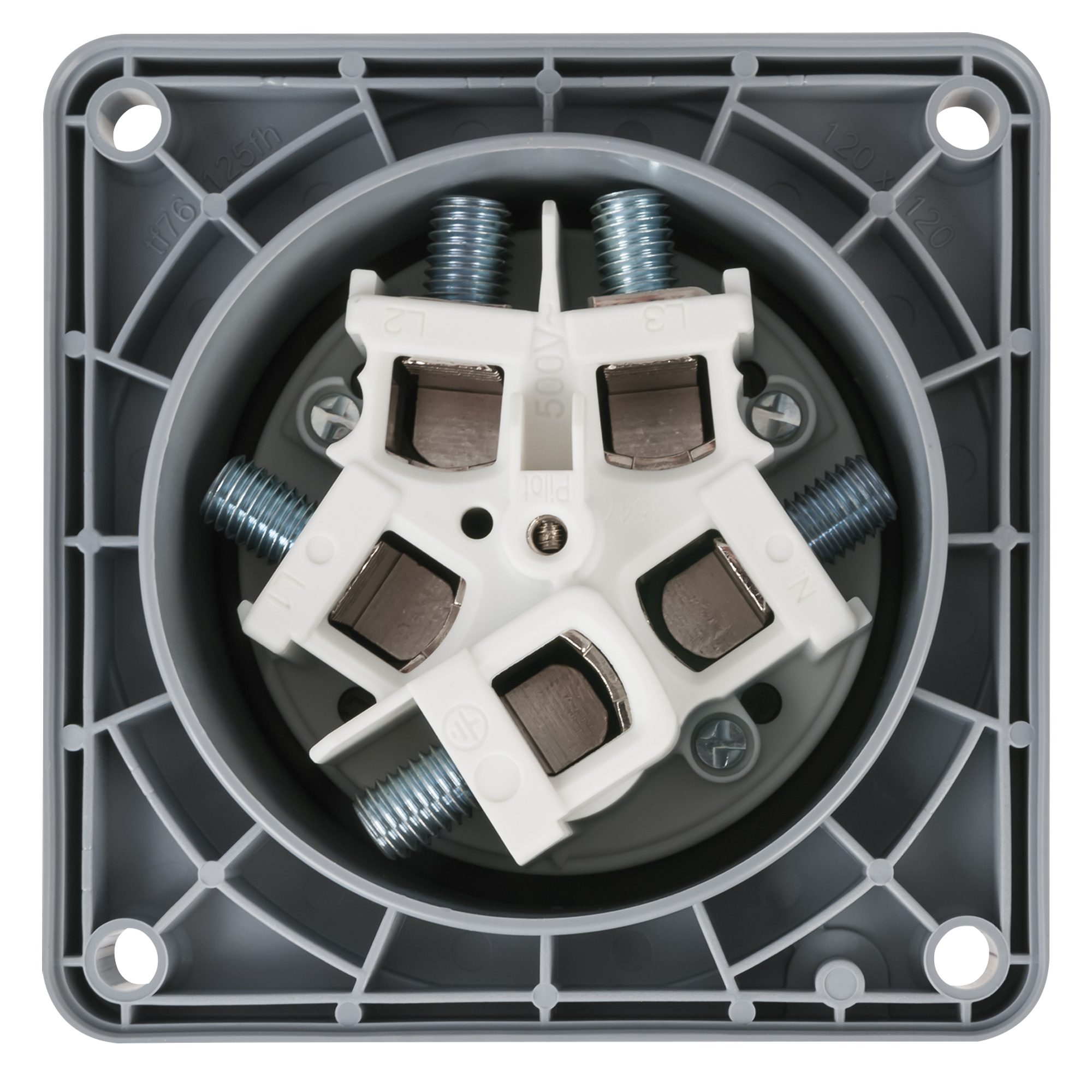 Thumbnail - PCE CEE-Stecker PCE CEE 125 A/400 V 5-pin Socket male Rot - IP67