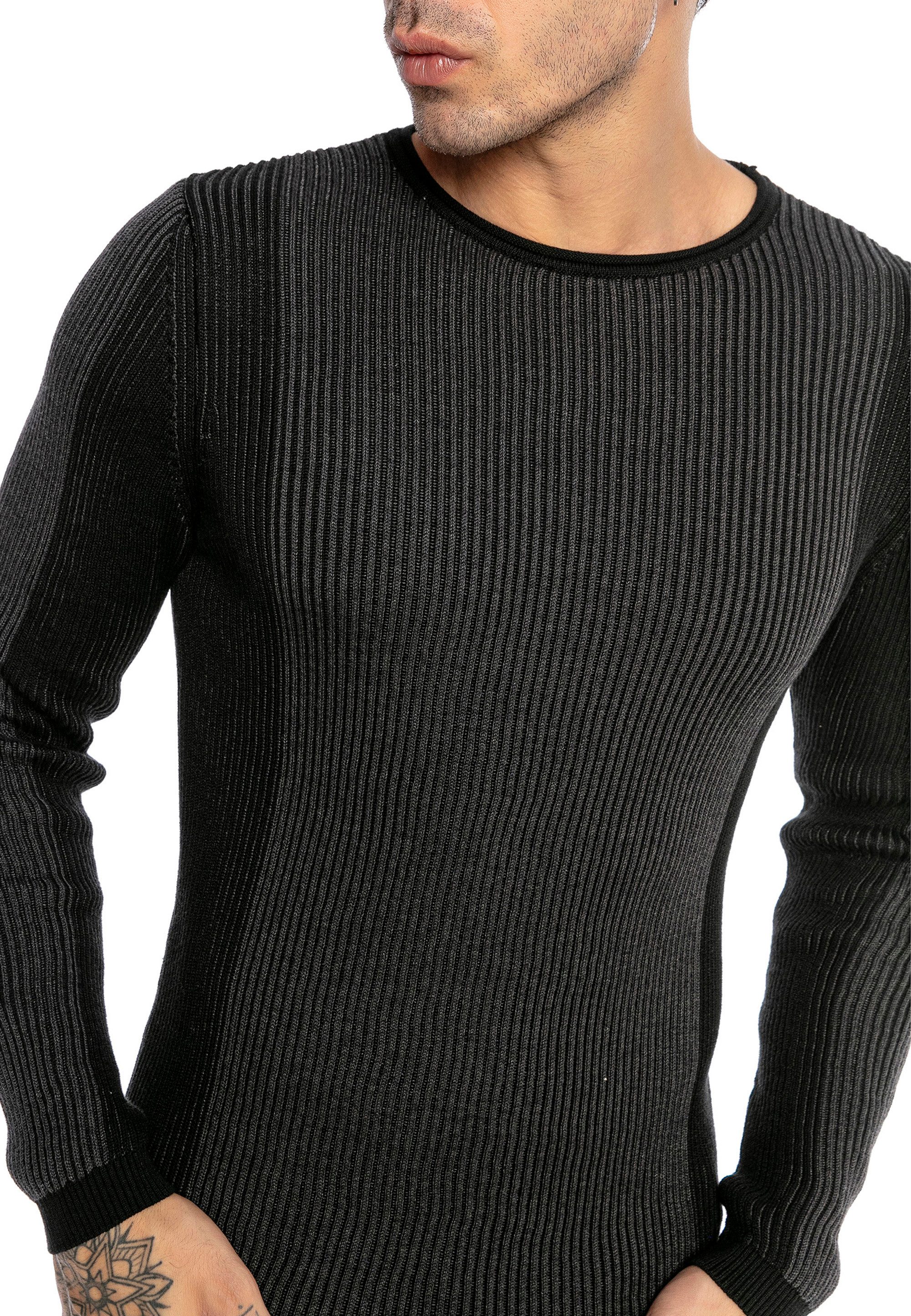 RedBridge Strickpullover mit Rundhalsausschnitt - Vielseitig, günstig online kaufen