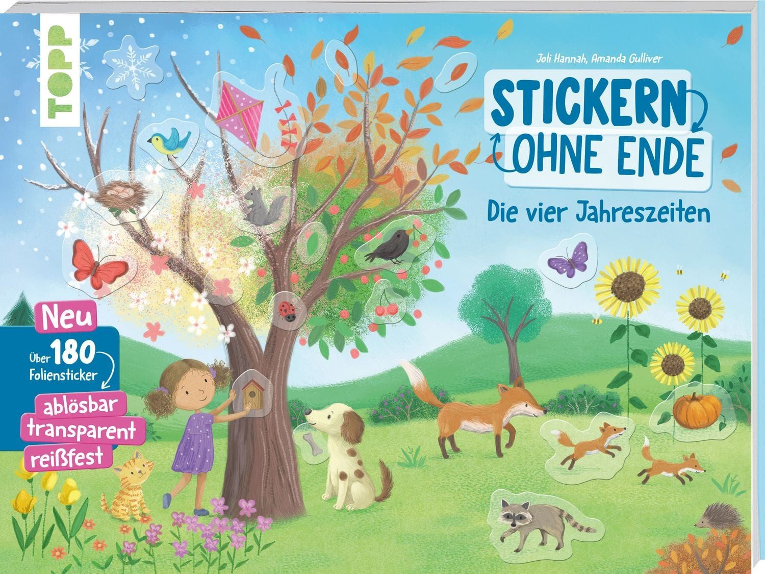 Stickern ohne Ende - Die vier Jahreszeiten / Joli Hannah
