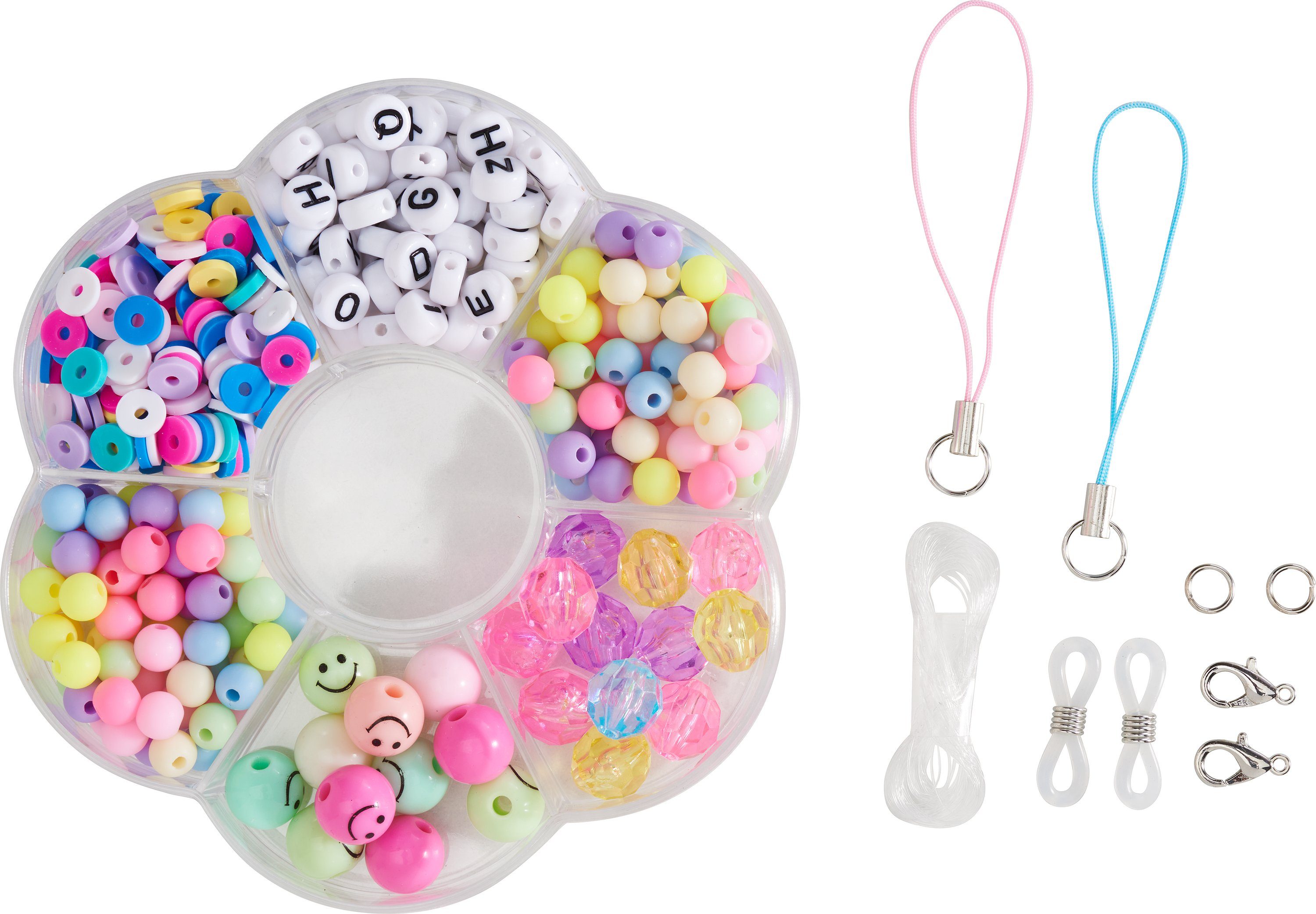 Schmuckset Phone Charms Set Rainbow Smile