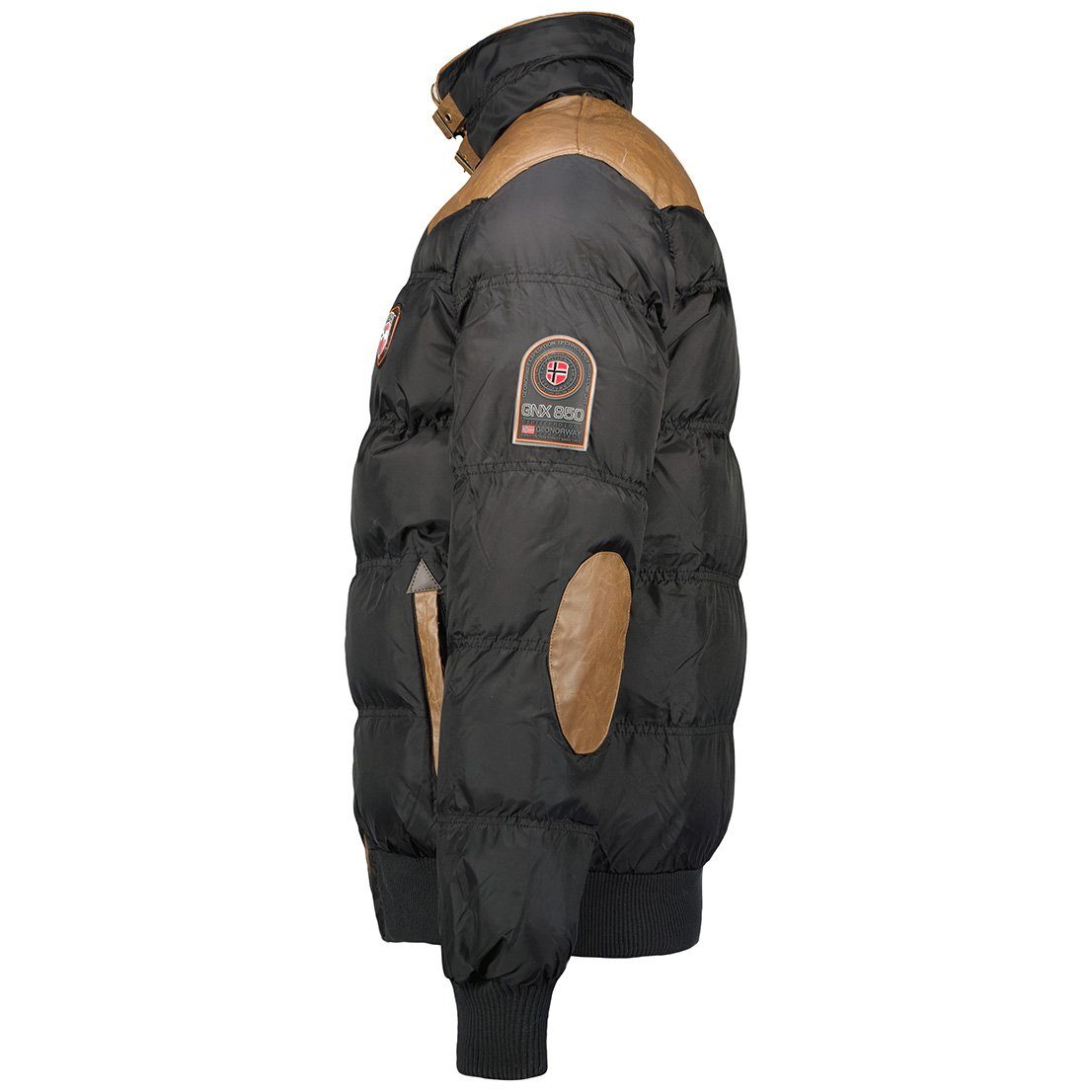 Outdoor Jacke brabramovitch Herren Schwarz Gefüttert Norway Geographical (1-St) Winterjacke