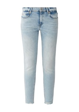 QS 7/8-Hose Ankle-Jeans Sadie / Skinny Fit / Mid Rise / Skinny Leg Waschung