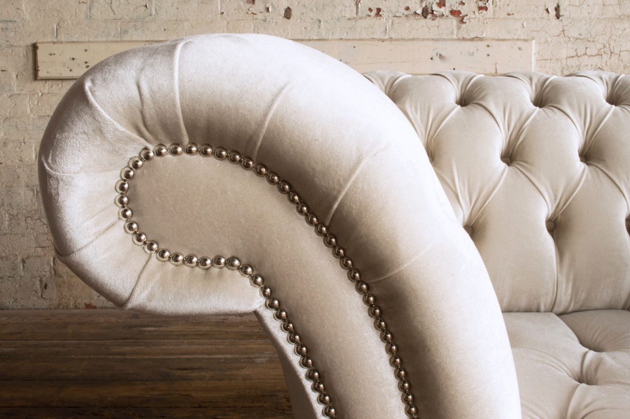 Xlmoebel Chesterfield-Sessel Chesterfield Sessel mit hochwertigem Textilbezug und Polsterung (Chesterfield Sessel - 1100), Hergestellt in Europa