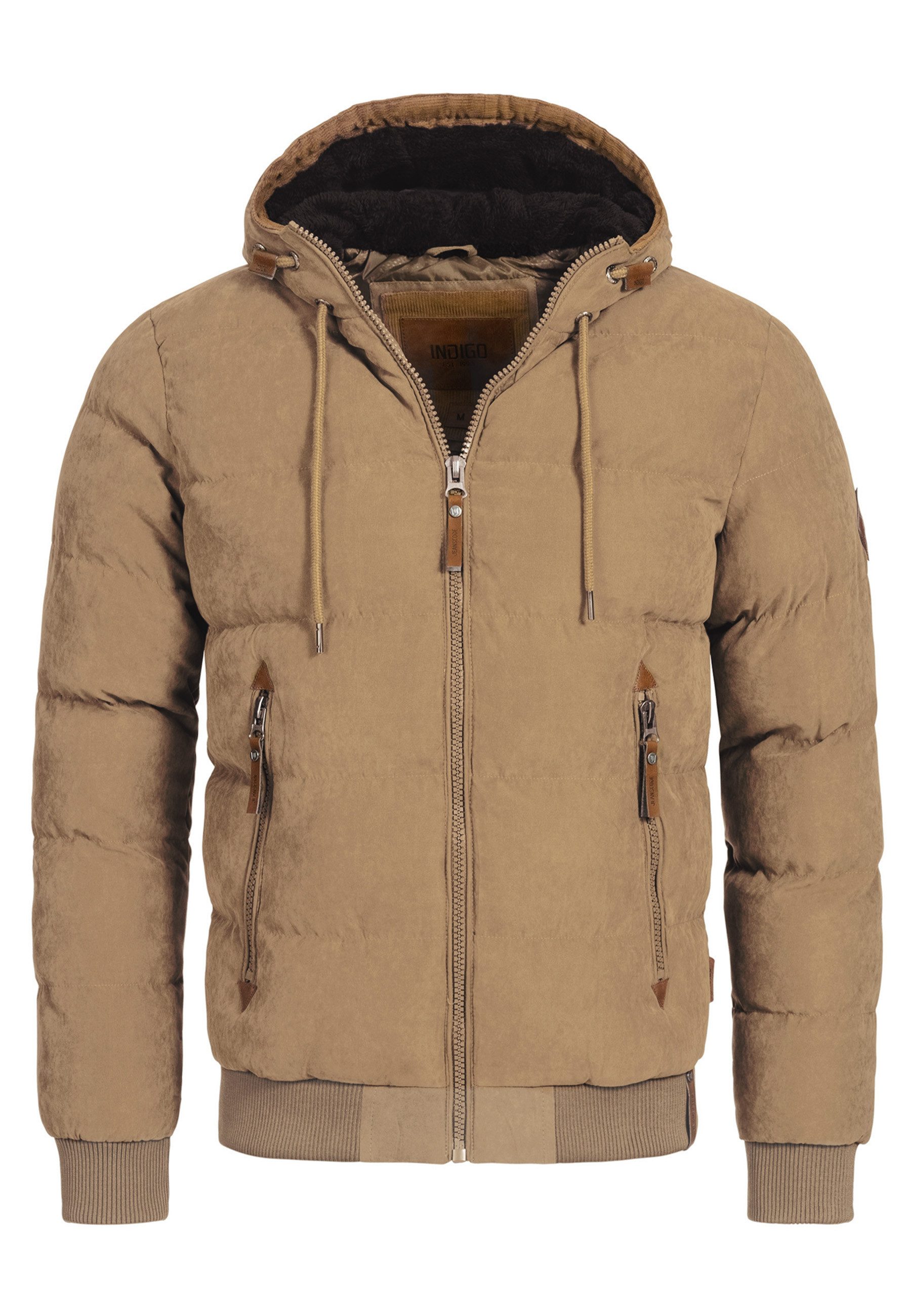 Indicode Winterjacke Herren Adeline Jacke Winter Herrenjacke mit Teddyfutte günstig online kaufen