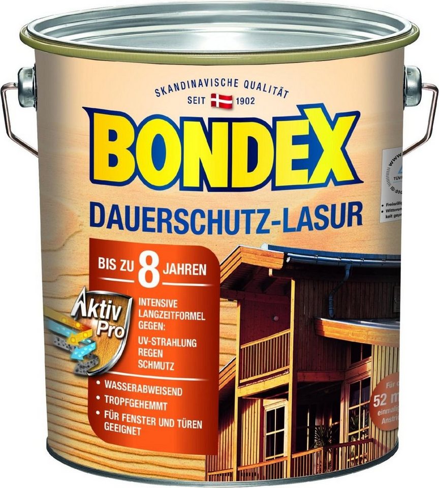 Thumbnail - Bondex Lasur Bondex Dauerschutz Lasur 4 L teak