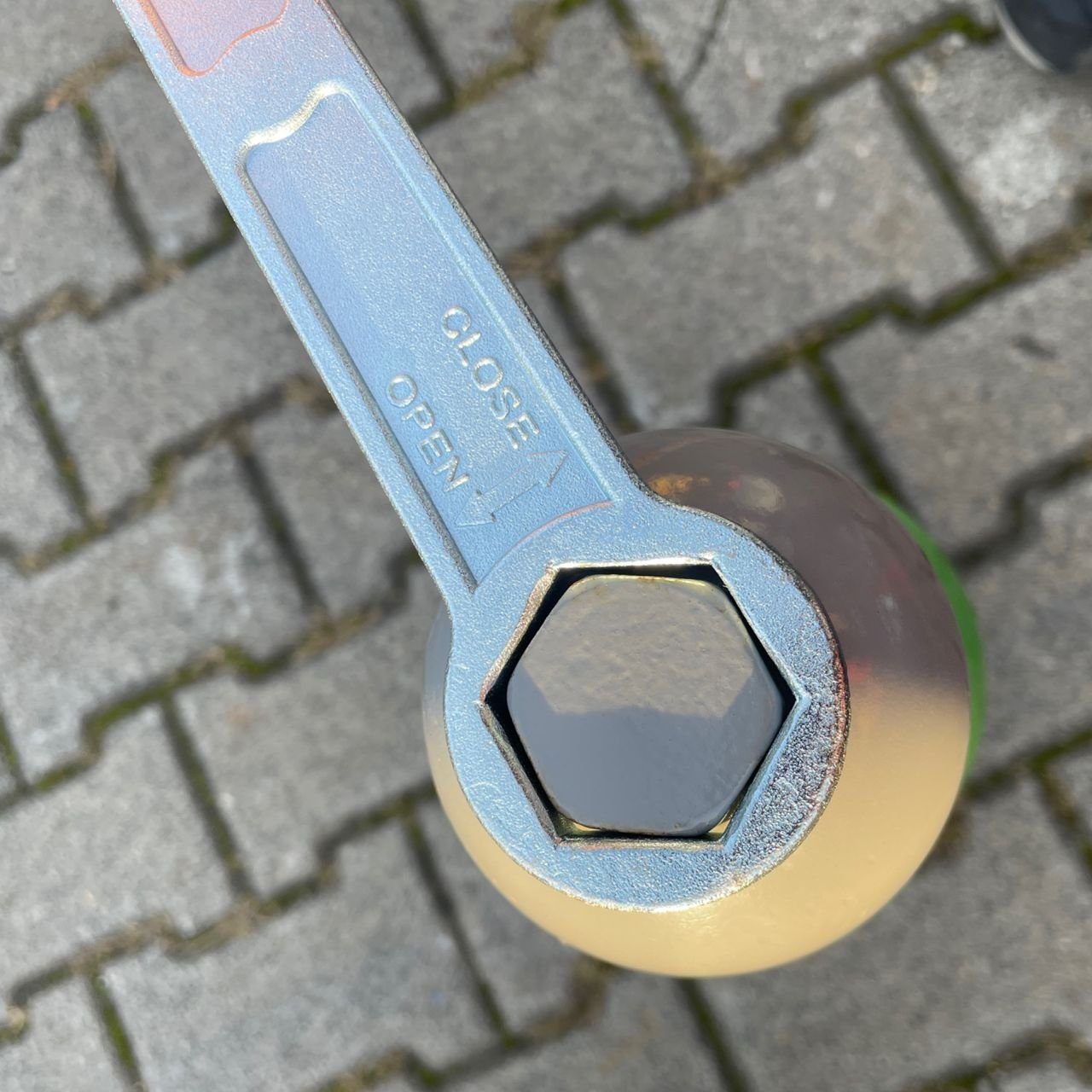 BlueCraft Ringschlüssel, Ring- Gasflaschenschlüssel für Argon Gase technischen Stahl-Kappe z.B. der die wie