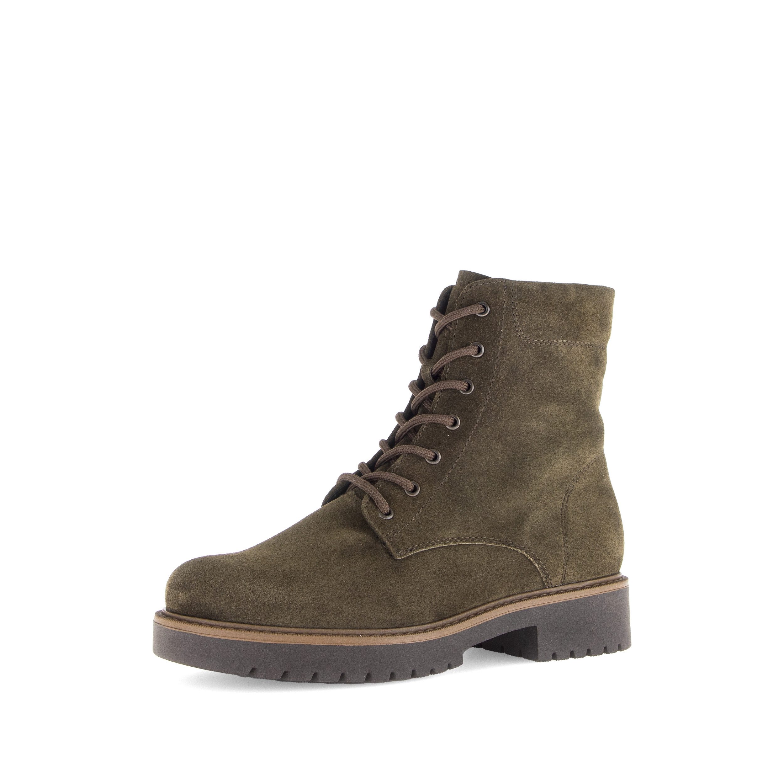 Gabor GABOR Stiefelette Grün Schnürstiefelette
