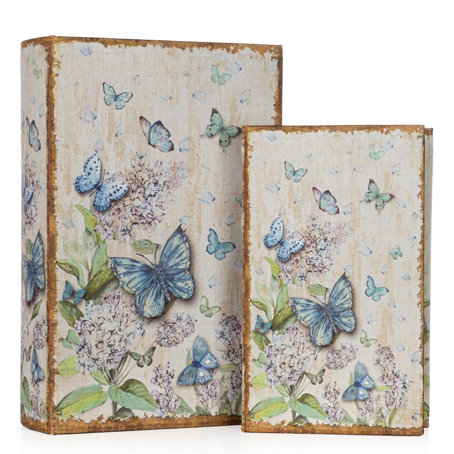 Moritz Etui Buchhüllen Set Vintage Deko Schmetterling