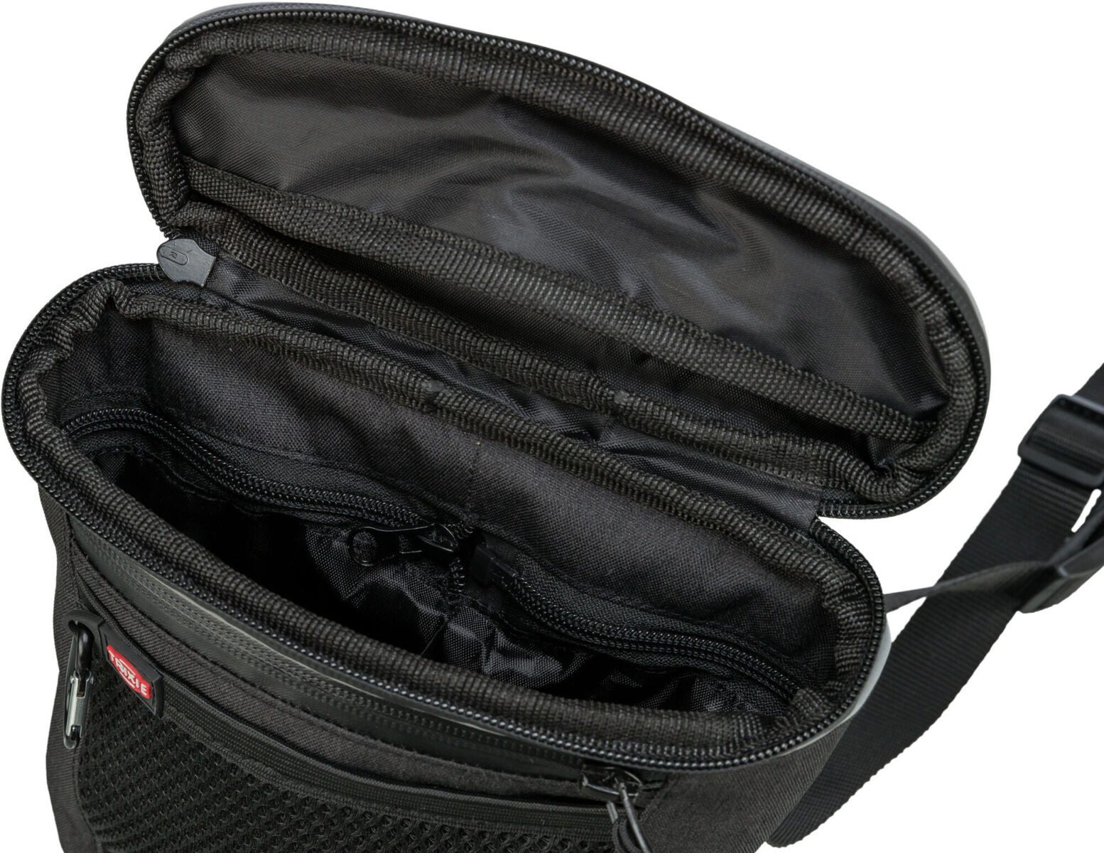 TRIXIE Leckerlibeutel Snack-Tasche Duo Treat - anthrazit - 20 × 20 × 5 cm