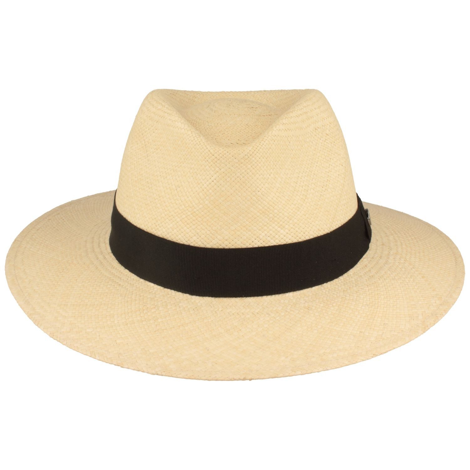 Breiter Strohhut Original Panamahut Traveller mit UV-Schutz 50