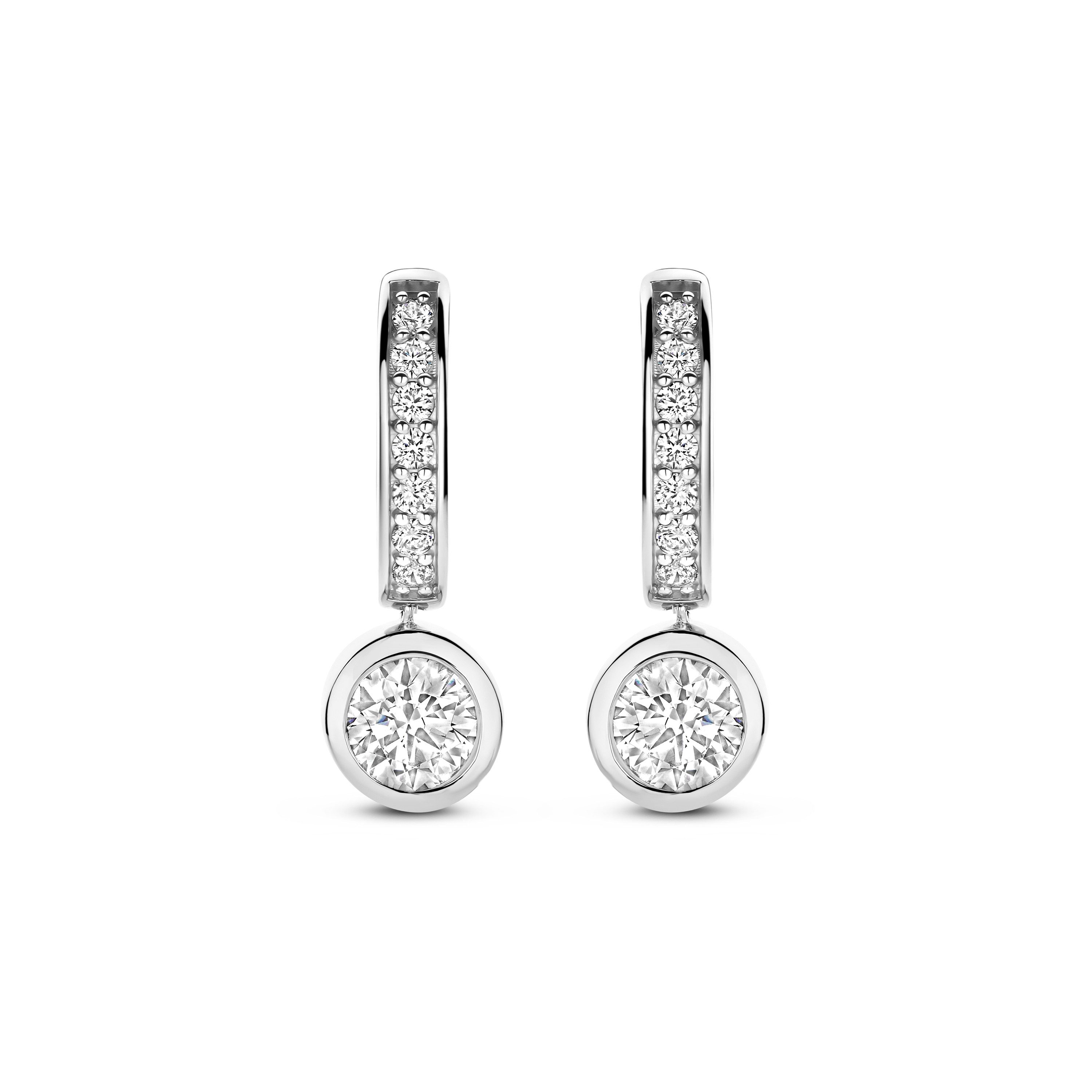 TI SENTO - Milano Paar Ohrstecker Glided 925er Sterlingsilber
