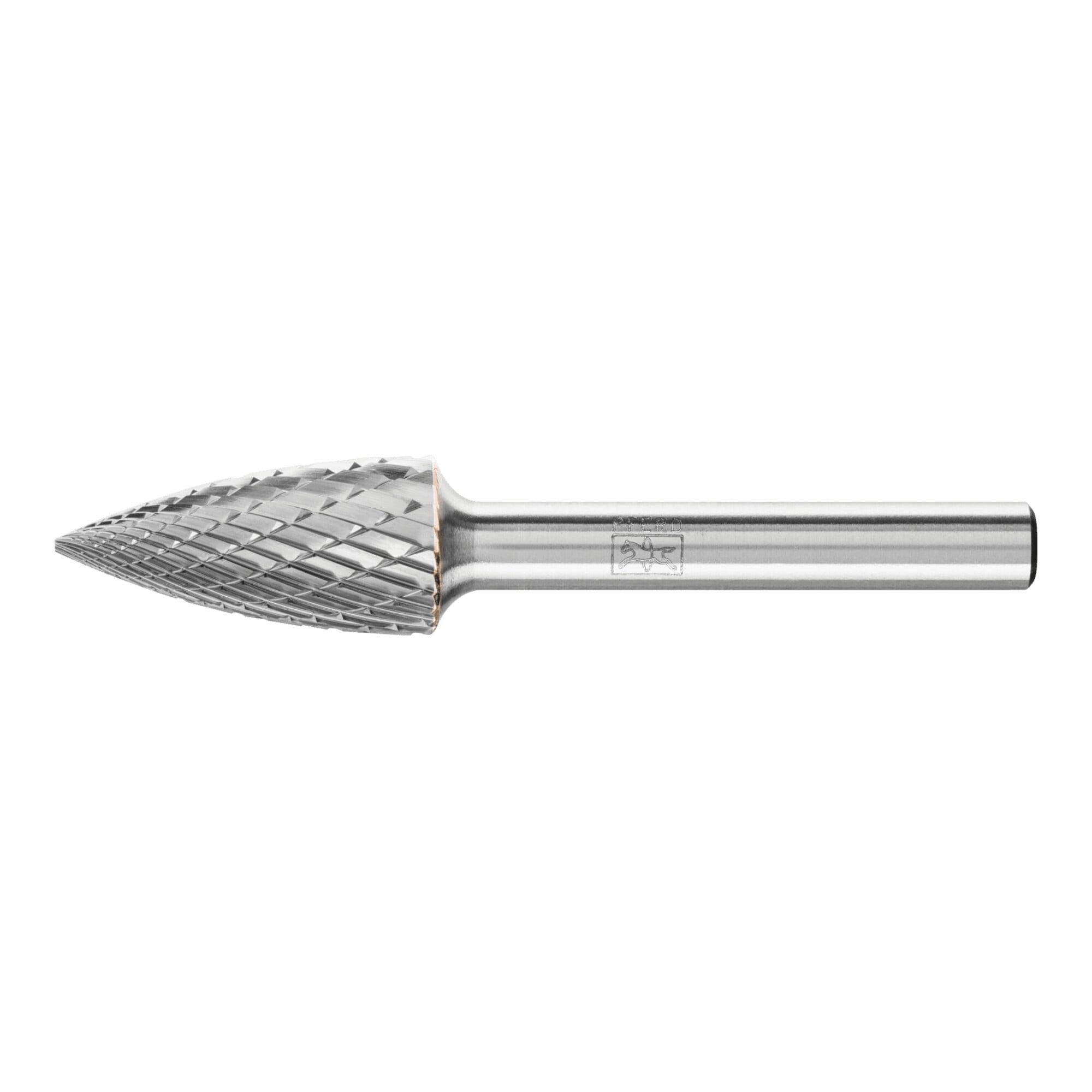 Pferd Schleifstift PFERD TOOLS Hartmetall Frässtift Spitzbogen SPG Ø 12x25 mm Schaft-Ø 6