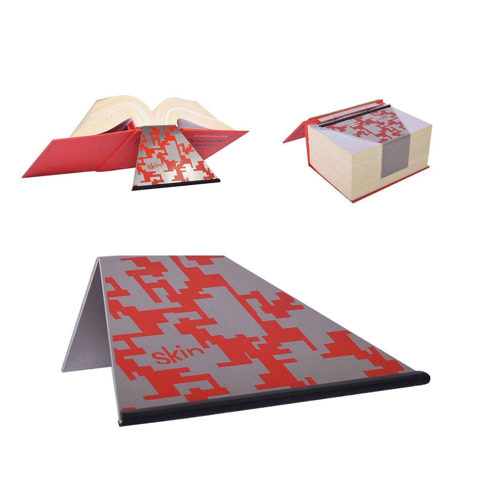 Lesezeichen SKIN DESIGN Buchstütze LEGIS Gr. S (Steuergesetze) mit rutschfester...