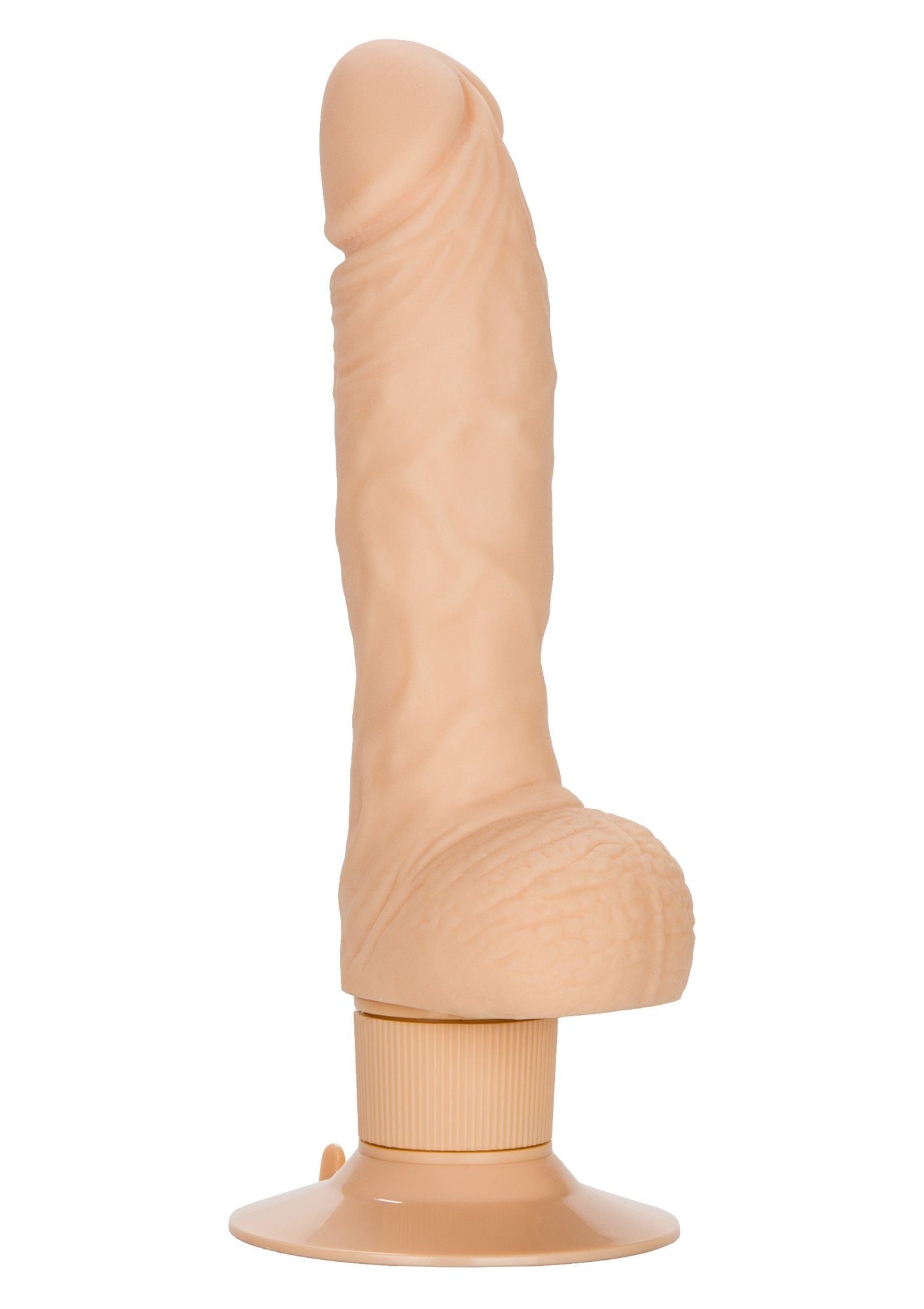 California Exotic Novelties Vibrator Shower Stud Super Stud Vibrator mit Saugfuß - beige