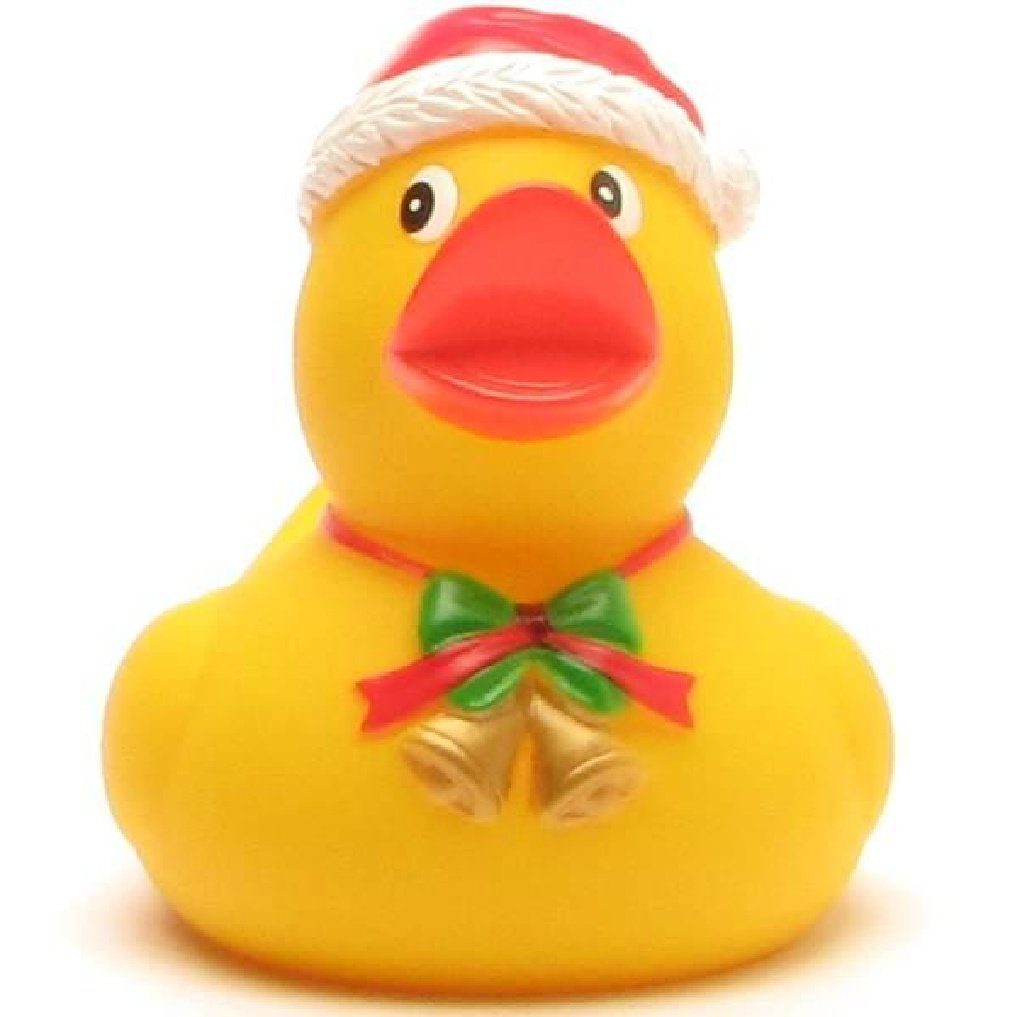 Duckshop Badespielzeug Xmas-Duck Glocke Weihnachtsmann Badeente mit 