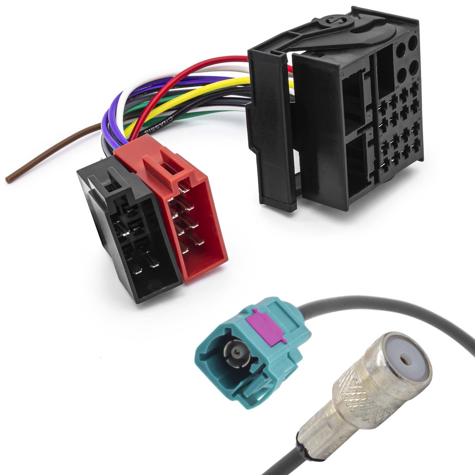 Adapter Universe Radio Antennenadapter KFZ ISO Adapter Kabel Quadlock MOST Stecker KFZ-Adapter