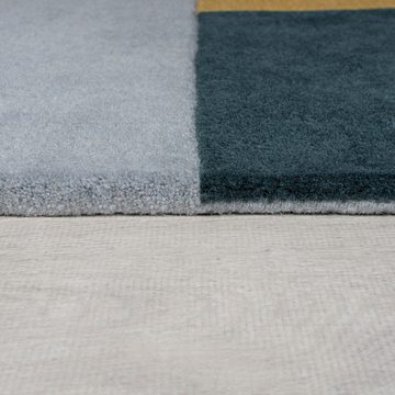 Wollteppich Handgetufteter Teppich DEBEN KYLE in Multi-Kontrast, KADIMA DESIGN, Rechteckig, Höhe: 7 mm