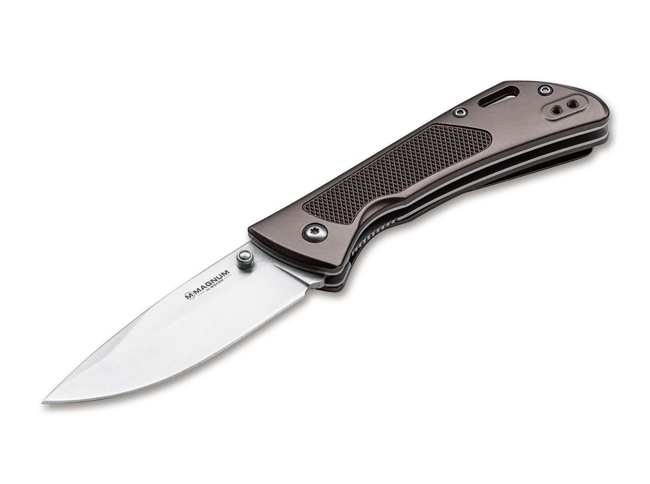 Magnum Taschenmesser Taschenmesser Advance Checkering Dark Bronze
