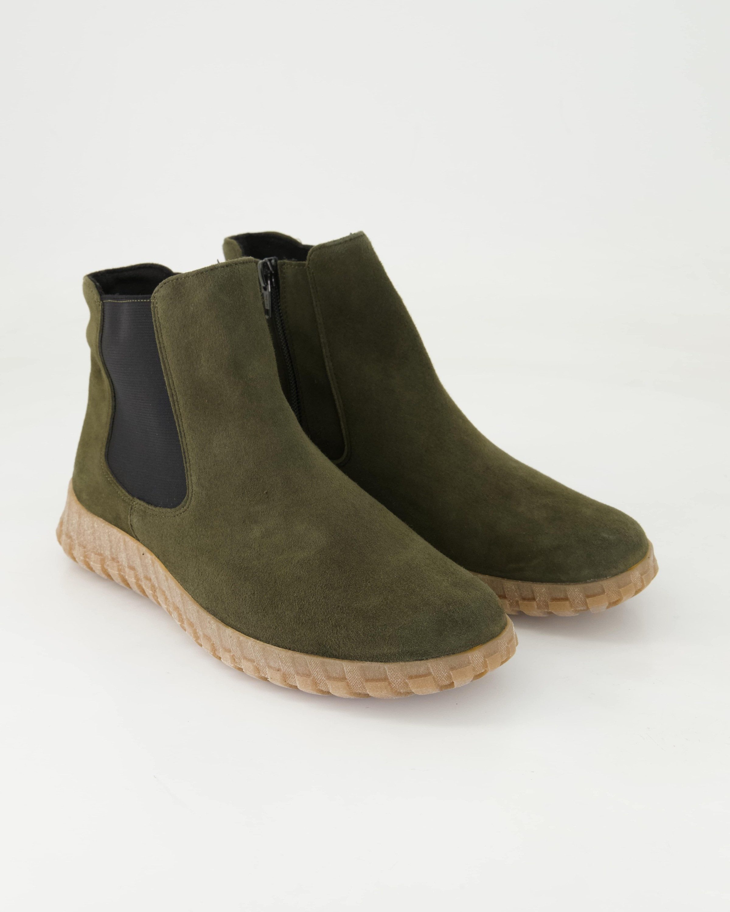Semler Samt-Chevro Chelseaboots Obermaterial: Leder