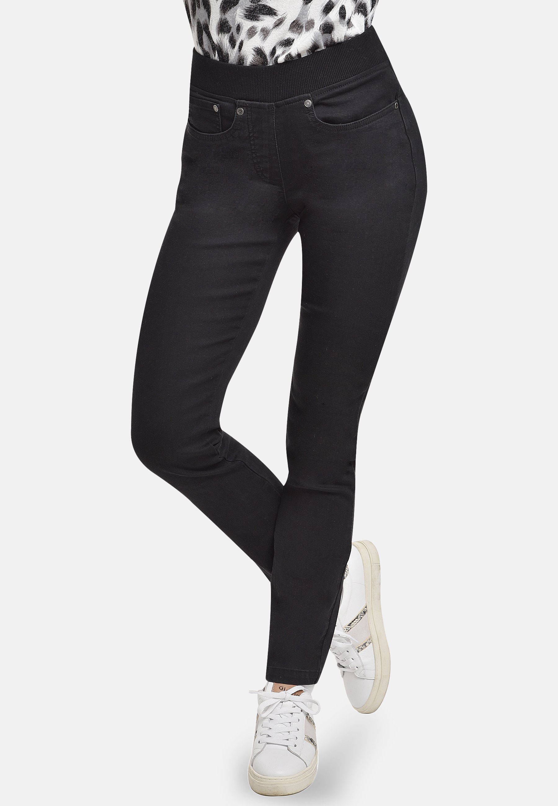 BICALLA Regular-fit-Jeans Comfort 30 - 20/black (1-tlg)