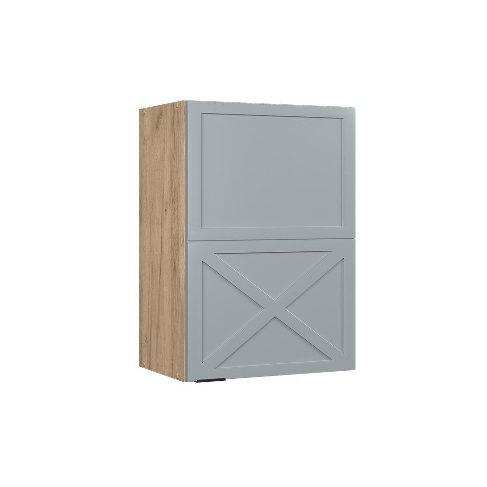 Vicco Hängeschrank Fame-Line, Hellblau-grau/Goldkraft Eiche, 50 günstig online kaufen