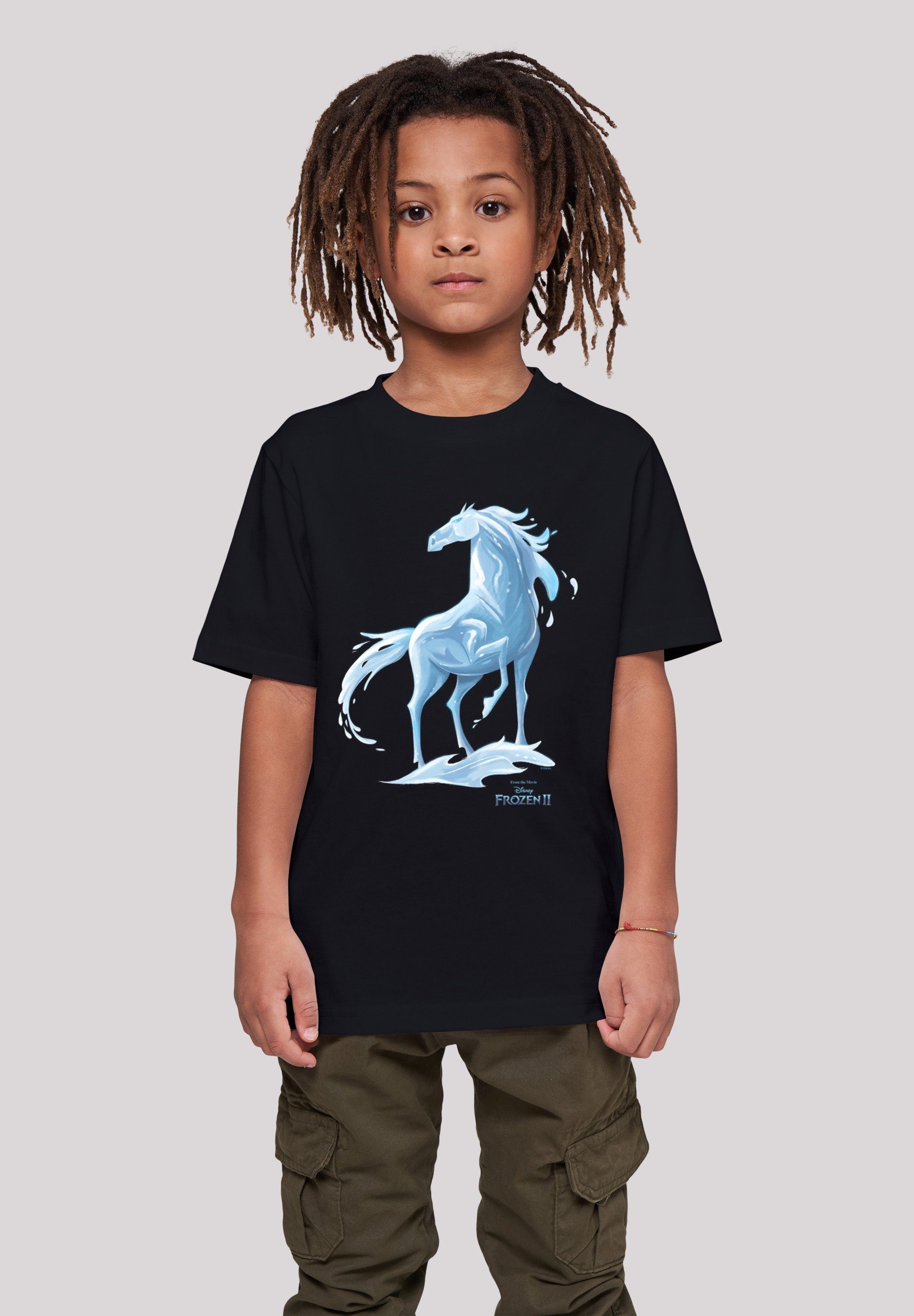 Nokk Unisex Merch,Jungen,Mädchen,Bedruckt F4NT4STIC Pferd Disney T-Shirt 2 Frozen Kinder,Premium Wassergeist