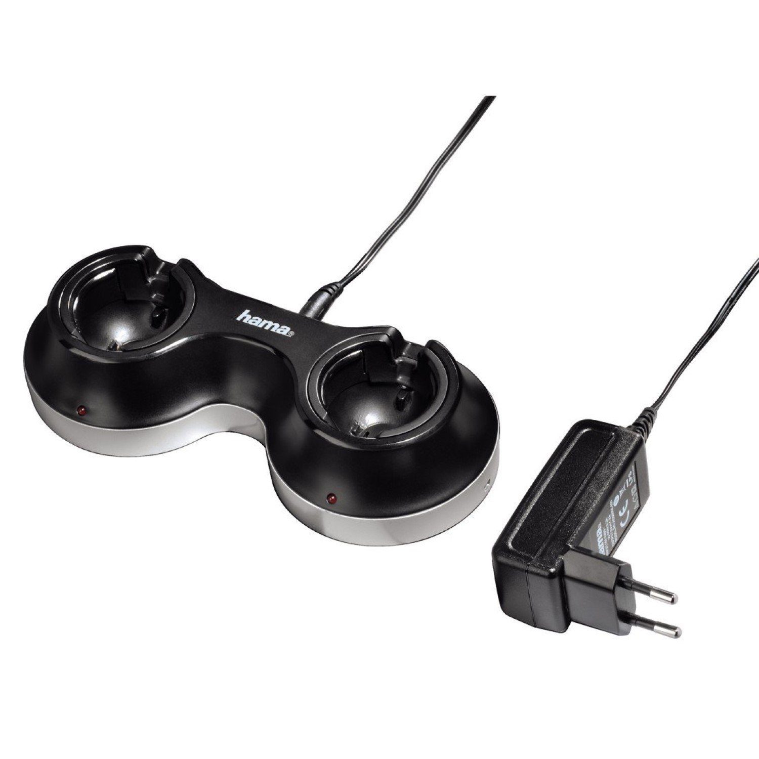 Hama Konsolen-Dockingstation Docking-Station Dual Dock Charger Lade-Station, Ladegerät für PS3 PS4 PS5 PS Move Motion PS VR Controller Sub