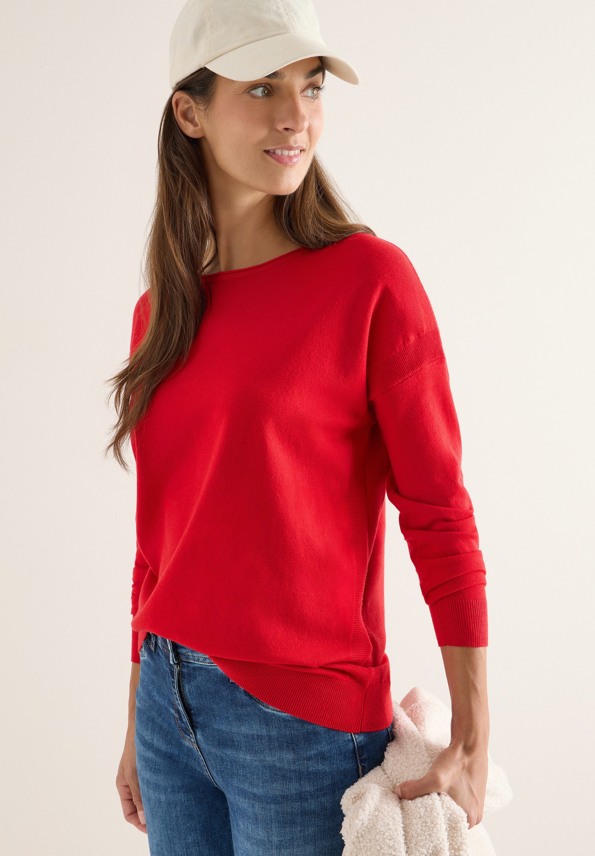 CECIL Strickpullover mit Strukturdetail günstig online kaufen