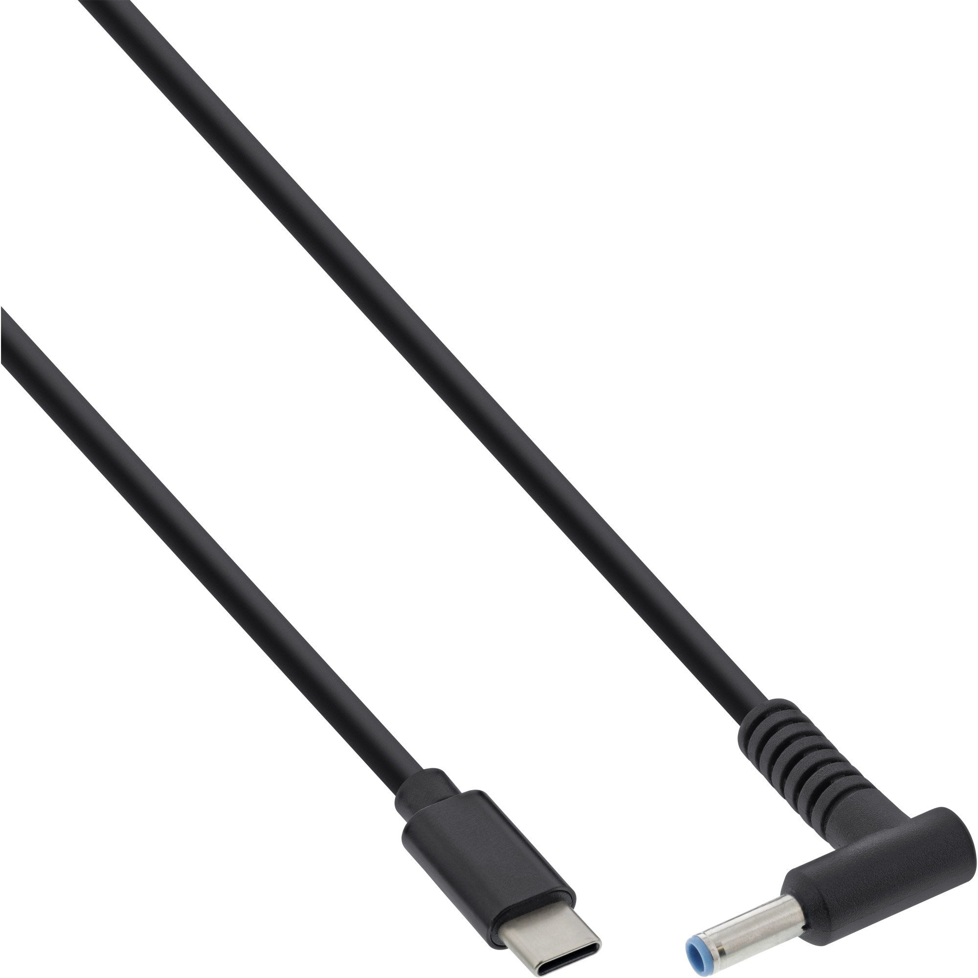 INTOS ELECTRONIC AG InLine® USB-C 2m Ladekabel, zu Notebook HP Stromkabel (rund/klein)