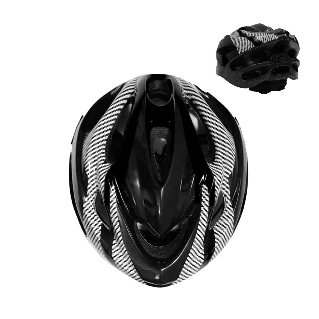 Endless Schutzhelm EL1049 Fahrrad- & Skatehelm – Verstellbar, Belüftet, Carbon Grau (Einzelartikel, 1 Stück), Stoßabsorbierende EPS-Schale – Bild 2 von 5
