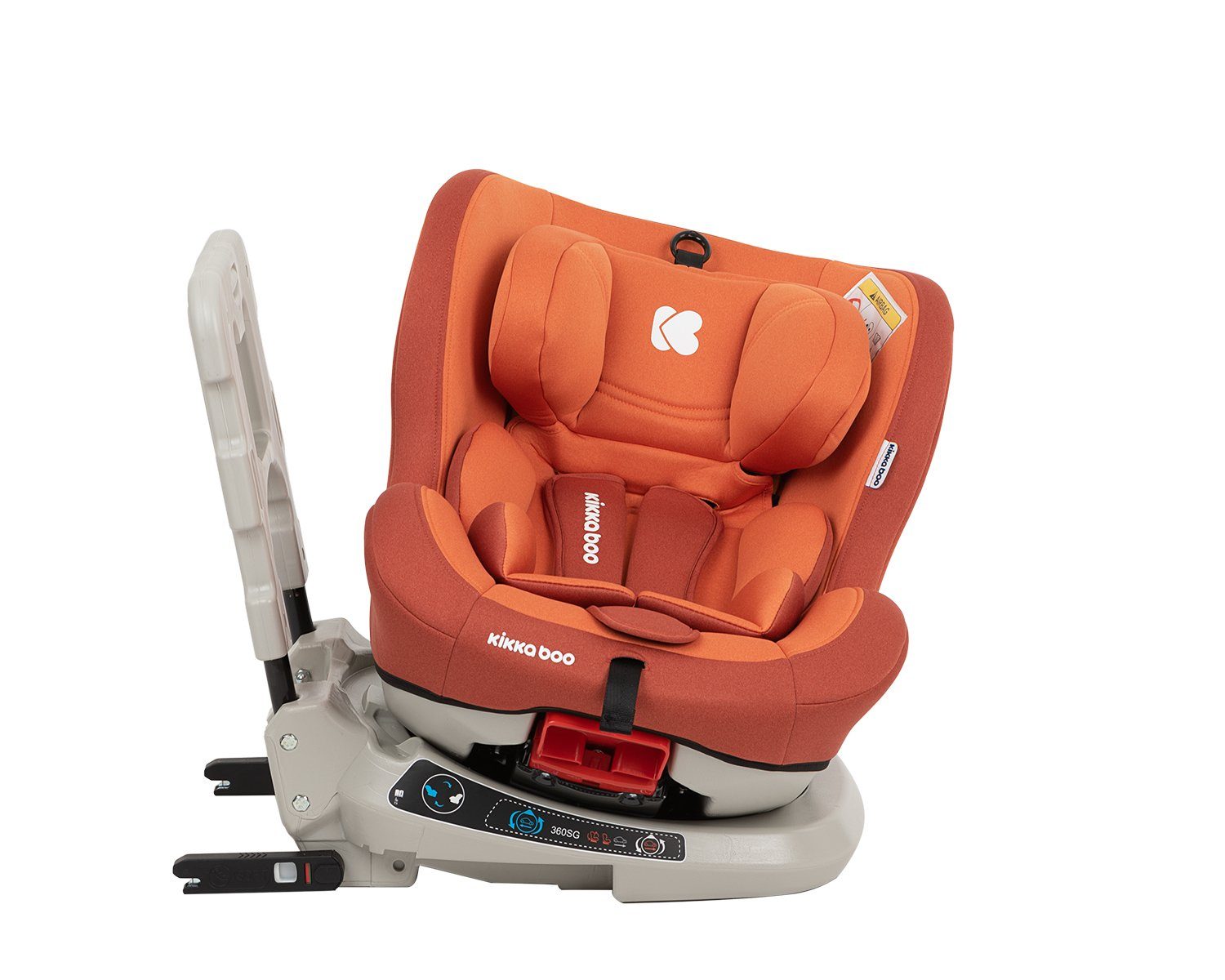 Kikkaboo Autokindersitz Kindersitz (0 Gruppe 25 - orange kg), SPS 25 bis: Twister Isofix, kg, 0+/1/2 verstellbar