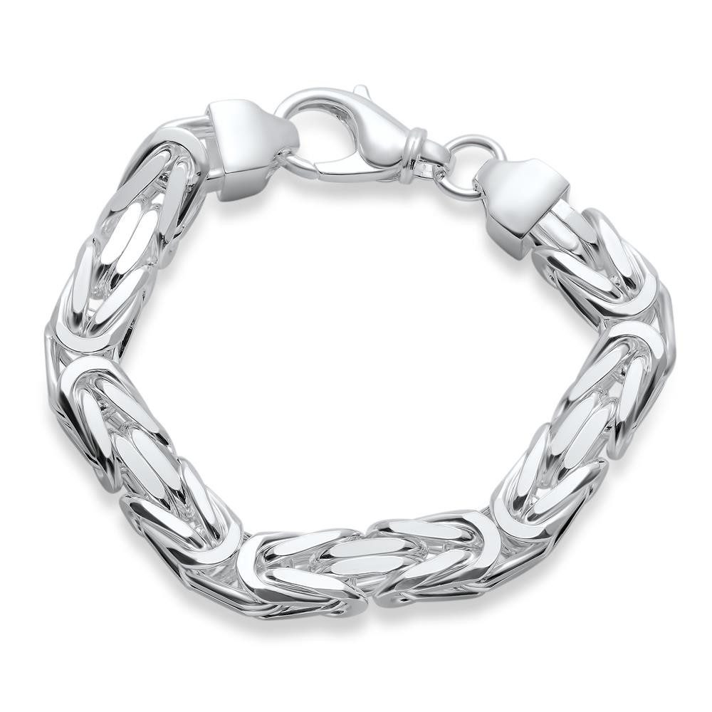 Unique Armband Aus Königskettengliedern 10 mm, Sterlingsilber KA0100-F