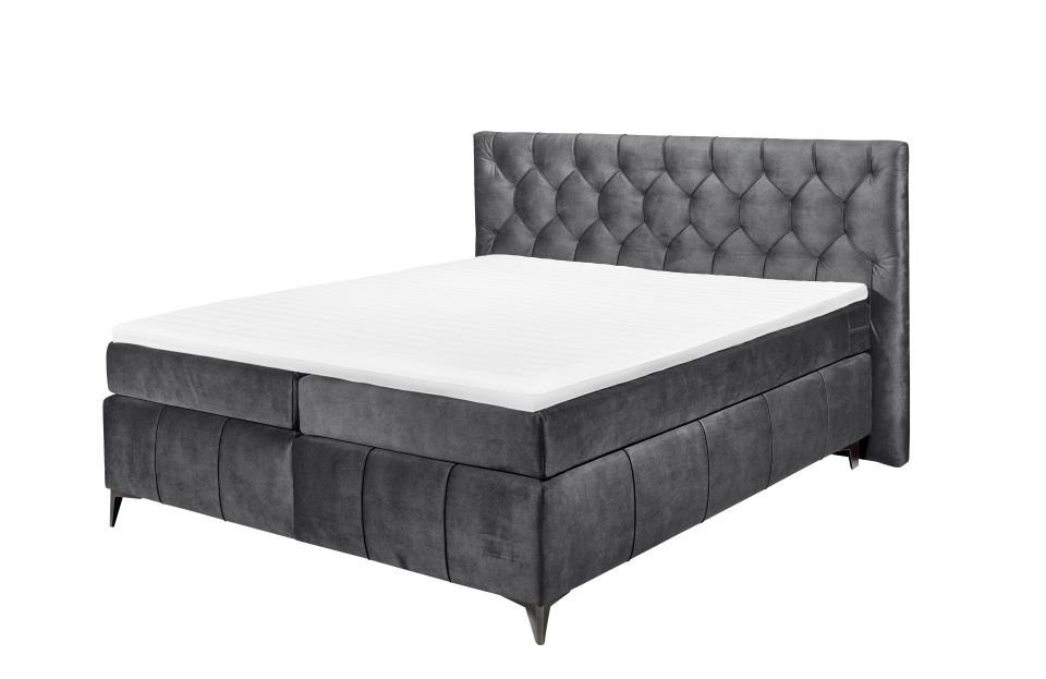ED EXCITING DESIGN Bett Pembroke (Boxspringbett mit Matratzen und Topper)