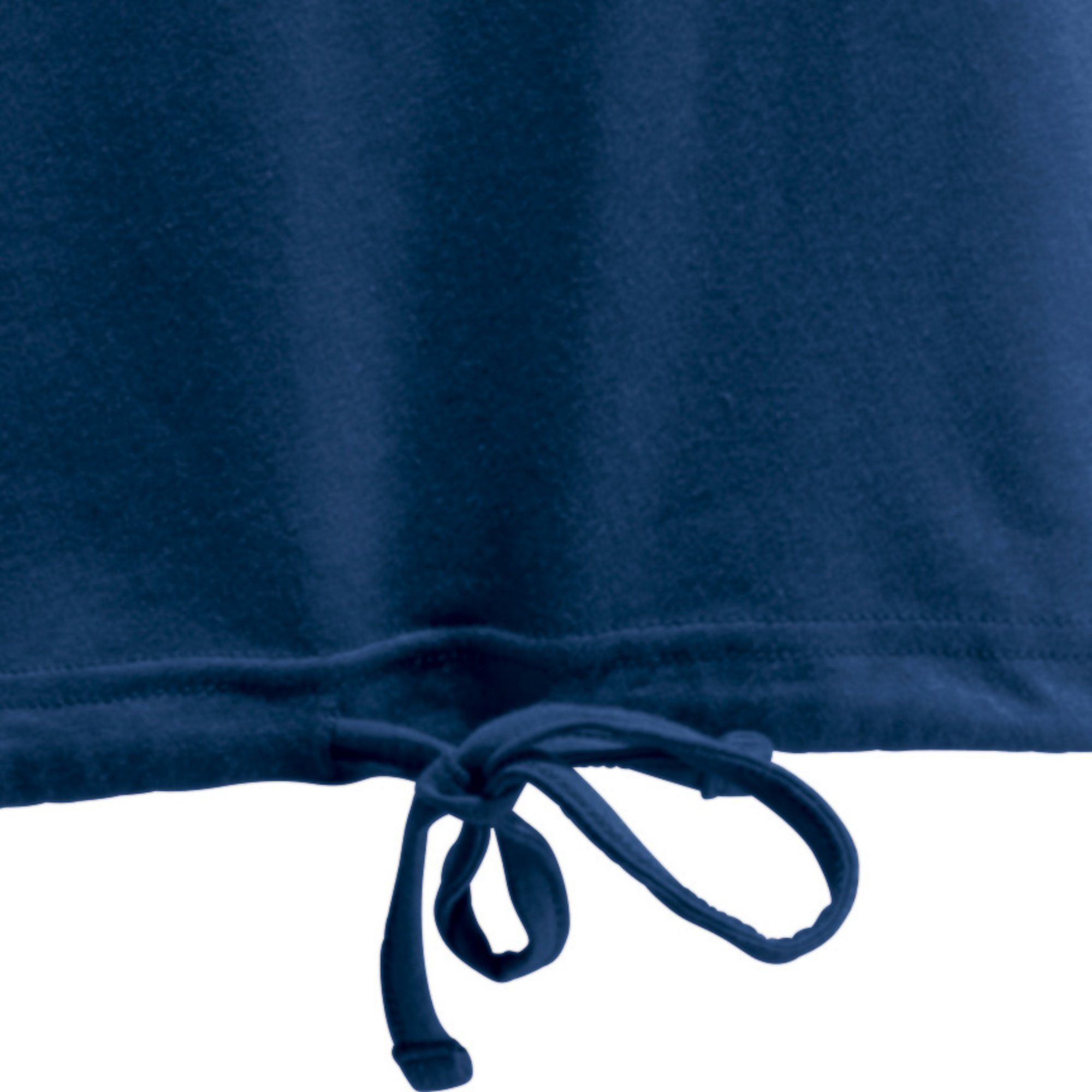 Damen-Schlafanzug Pyjama blau Erwin Müller Single-Jersey gemustert