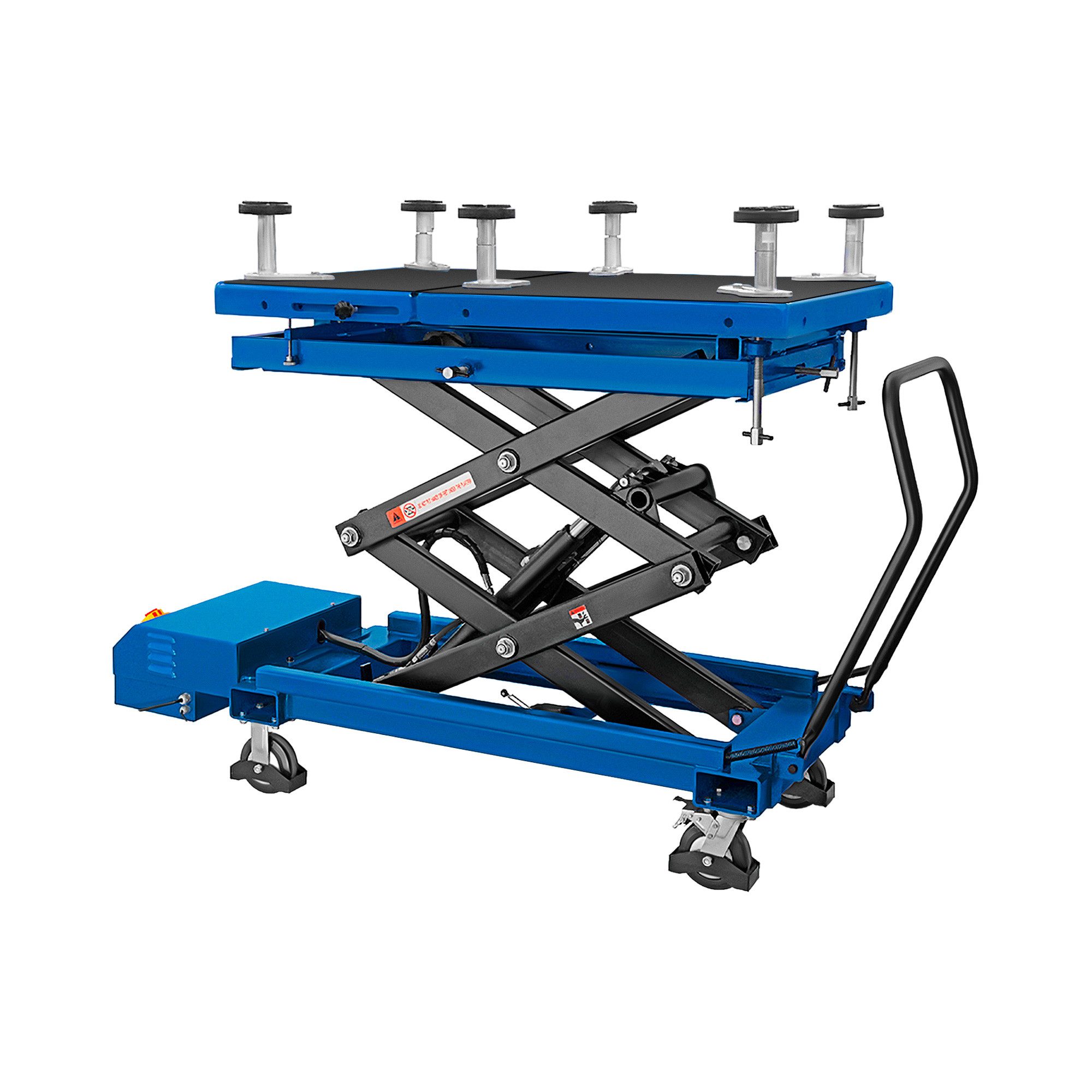 Hydraulikheber Mobiler Scheren-Hubtisch für EVA-Autobatterie 77 x 140 cm 1200 kg