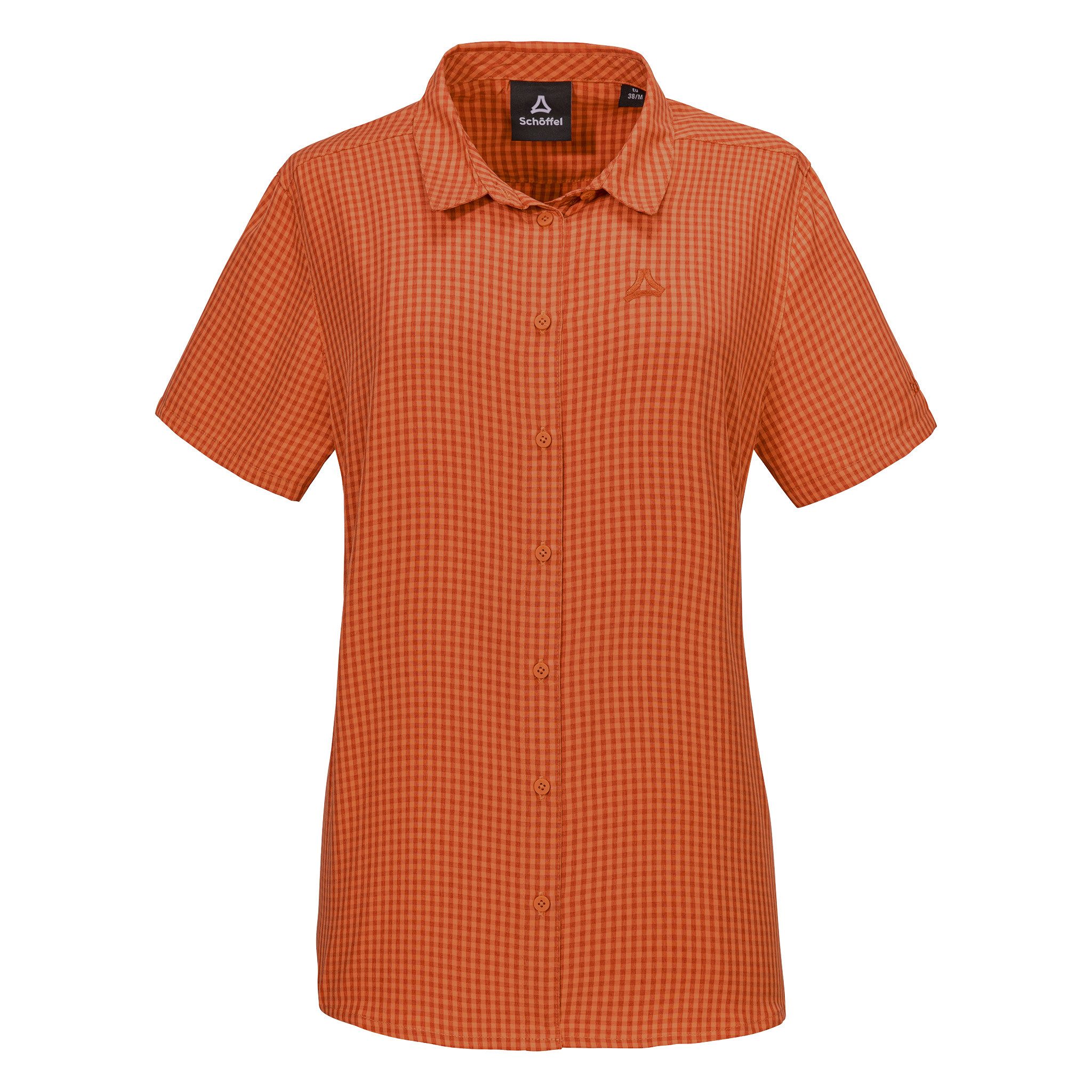 Schöffel Funktionsbluse Hiking CIRC Blouse Style Dalfoss mit aufgesticktem Markenlogo