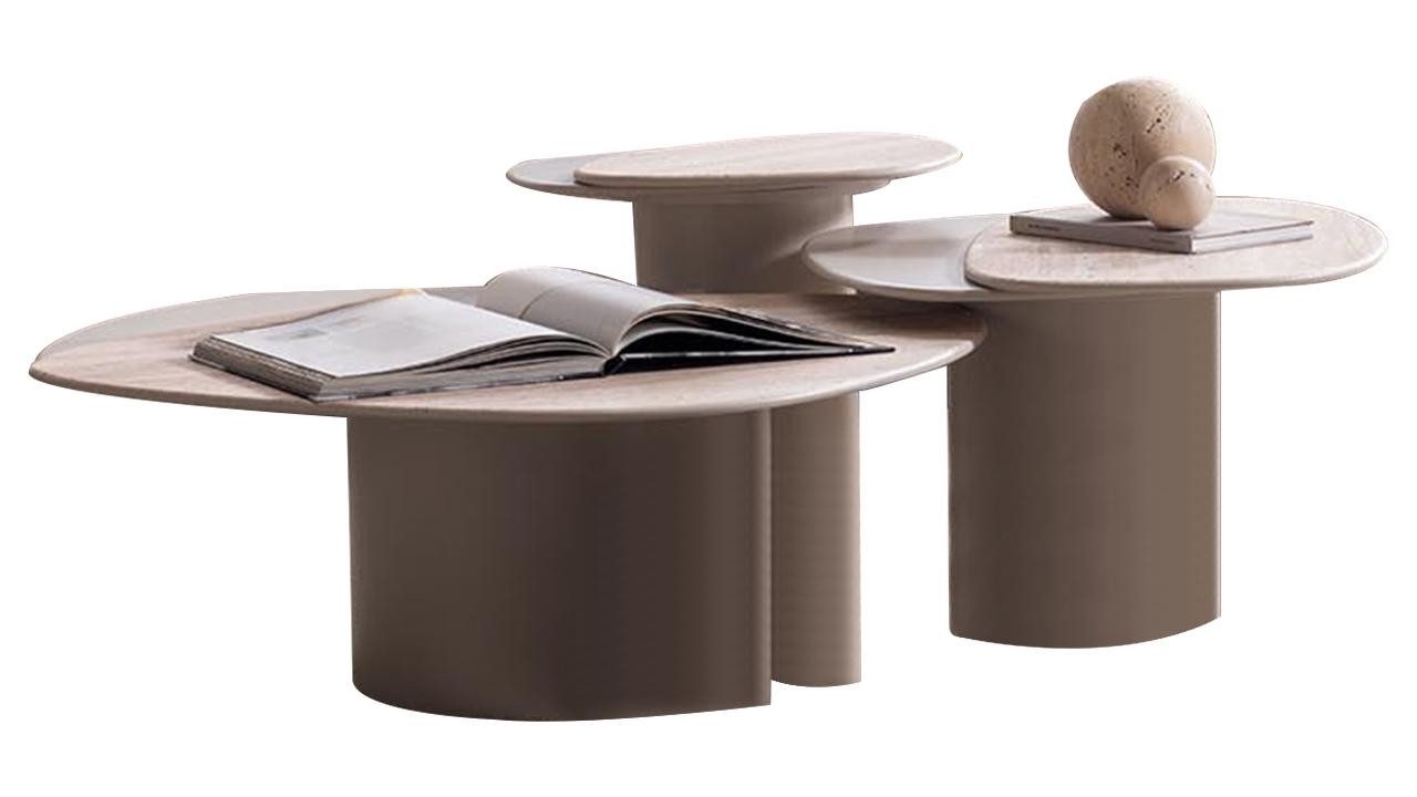 JVmoebel Couchtisch Luxuriöse Beistelltische aus edlem Holz in modernem Design