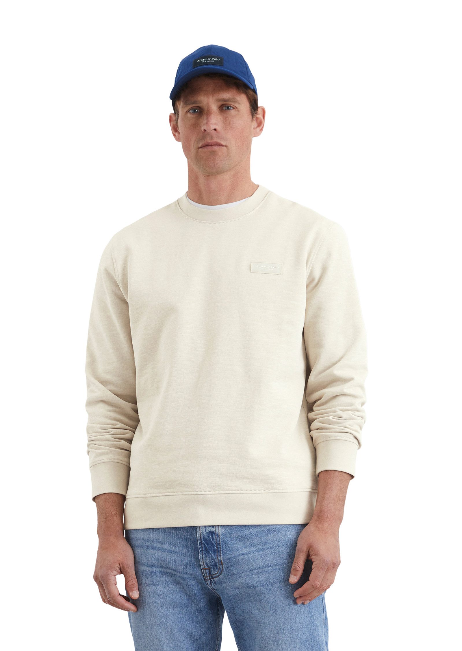 Marc O'Polo Sweatshirt mit leicht unregelmäßiger Slub-Sweat-Struktur günstig online kaufen